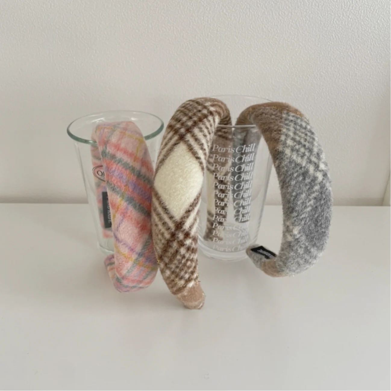 AMELIA Plaid padded headband - Image 6