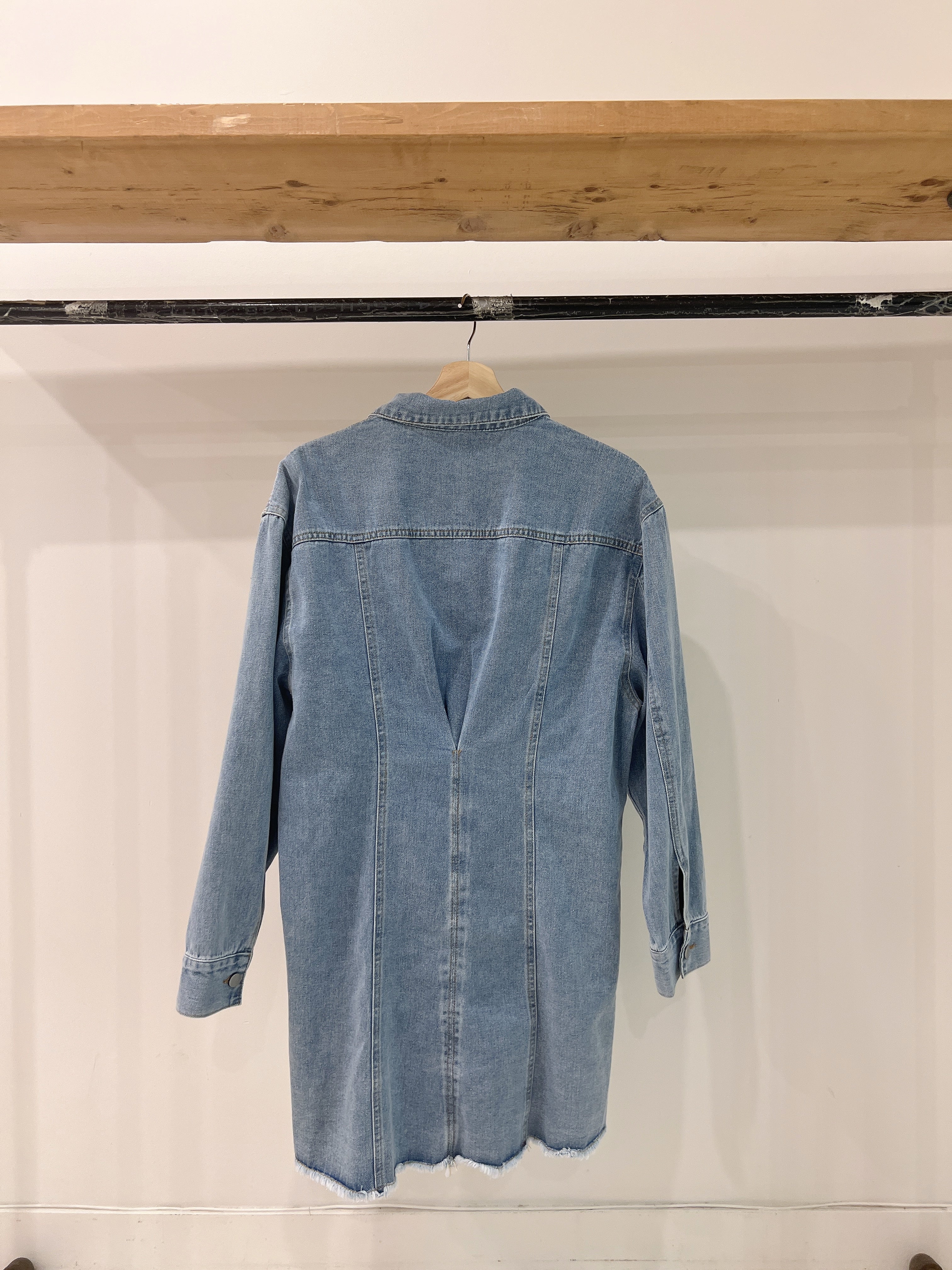 BALLY Denim shirt dress - Image 12