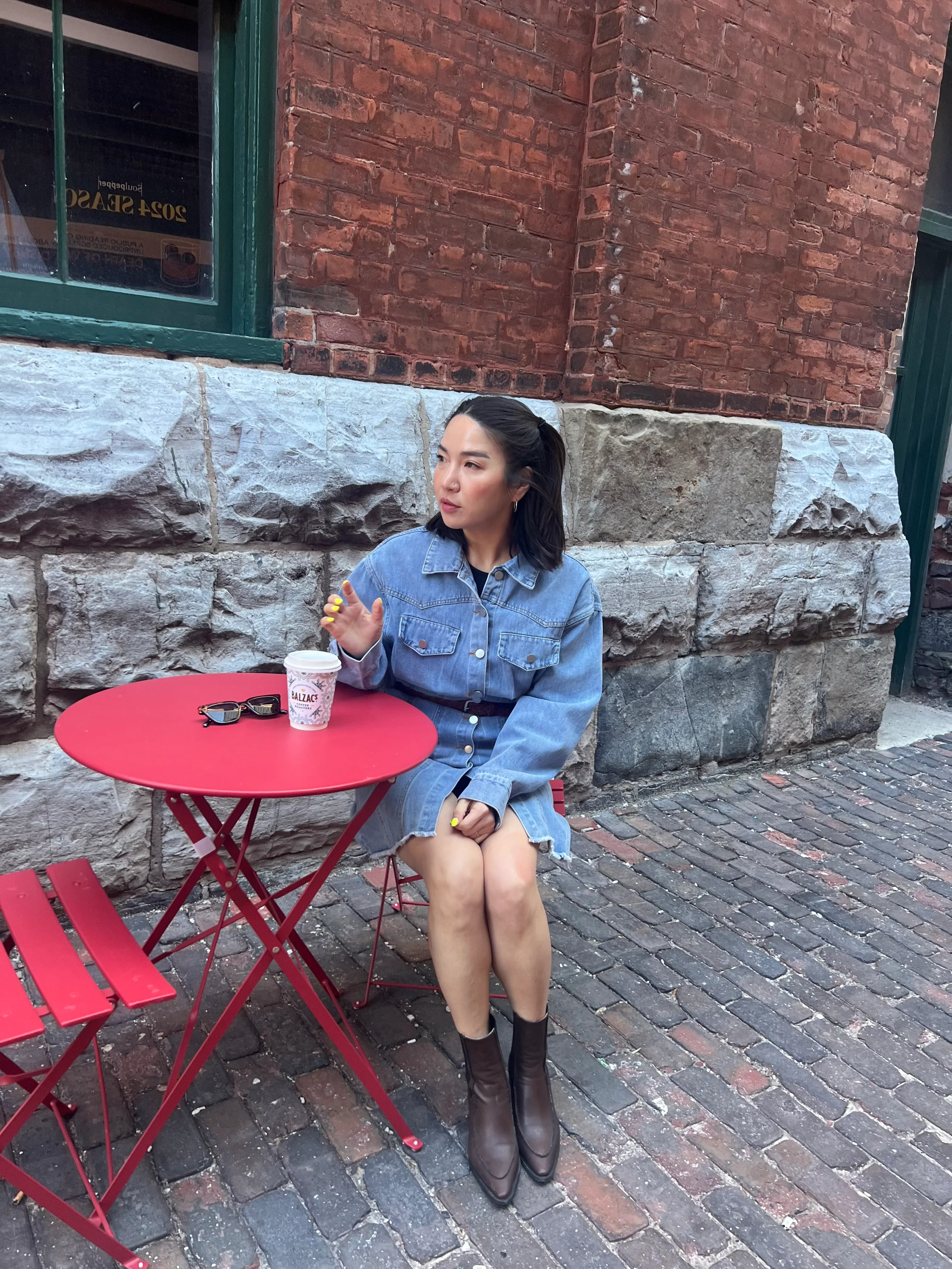 BALLY Denim shirt dress - Image 15