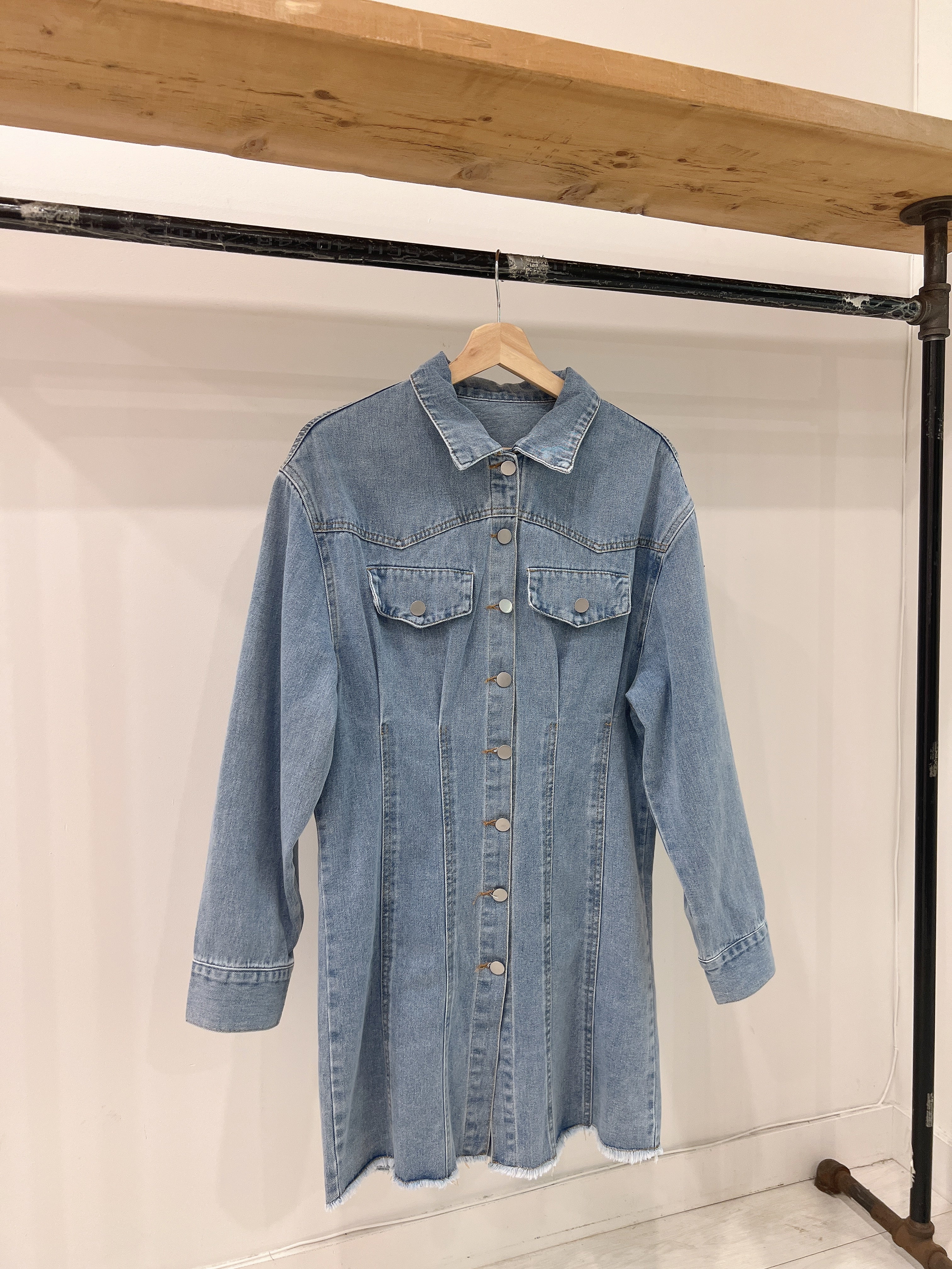 BALLY Denim shirt dress - Image 18