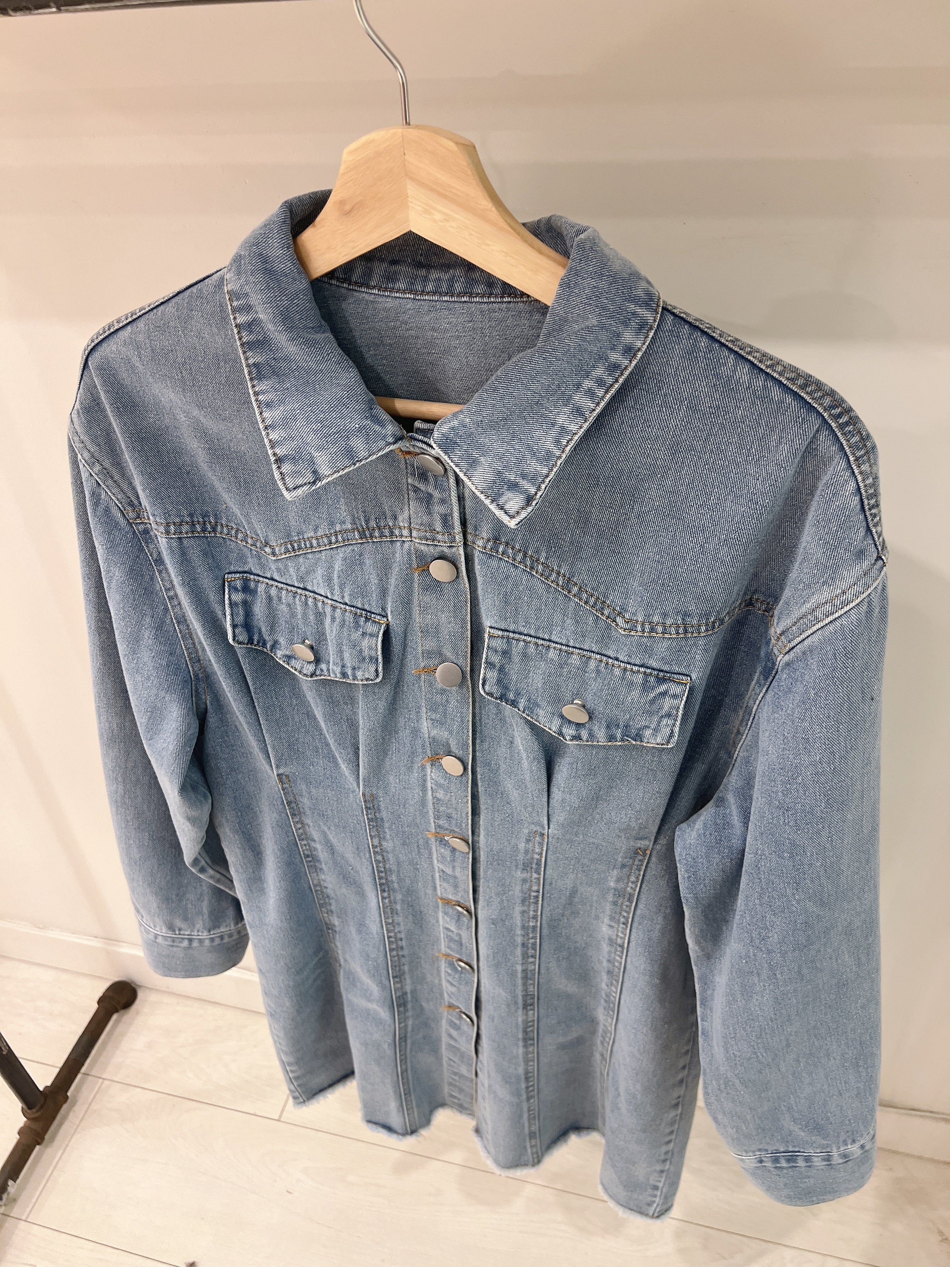 BALLY Denim shirt dress - Image 19