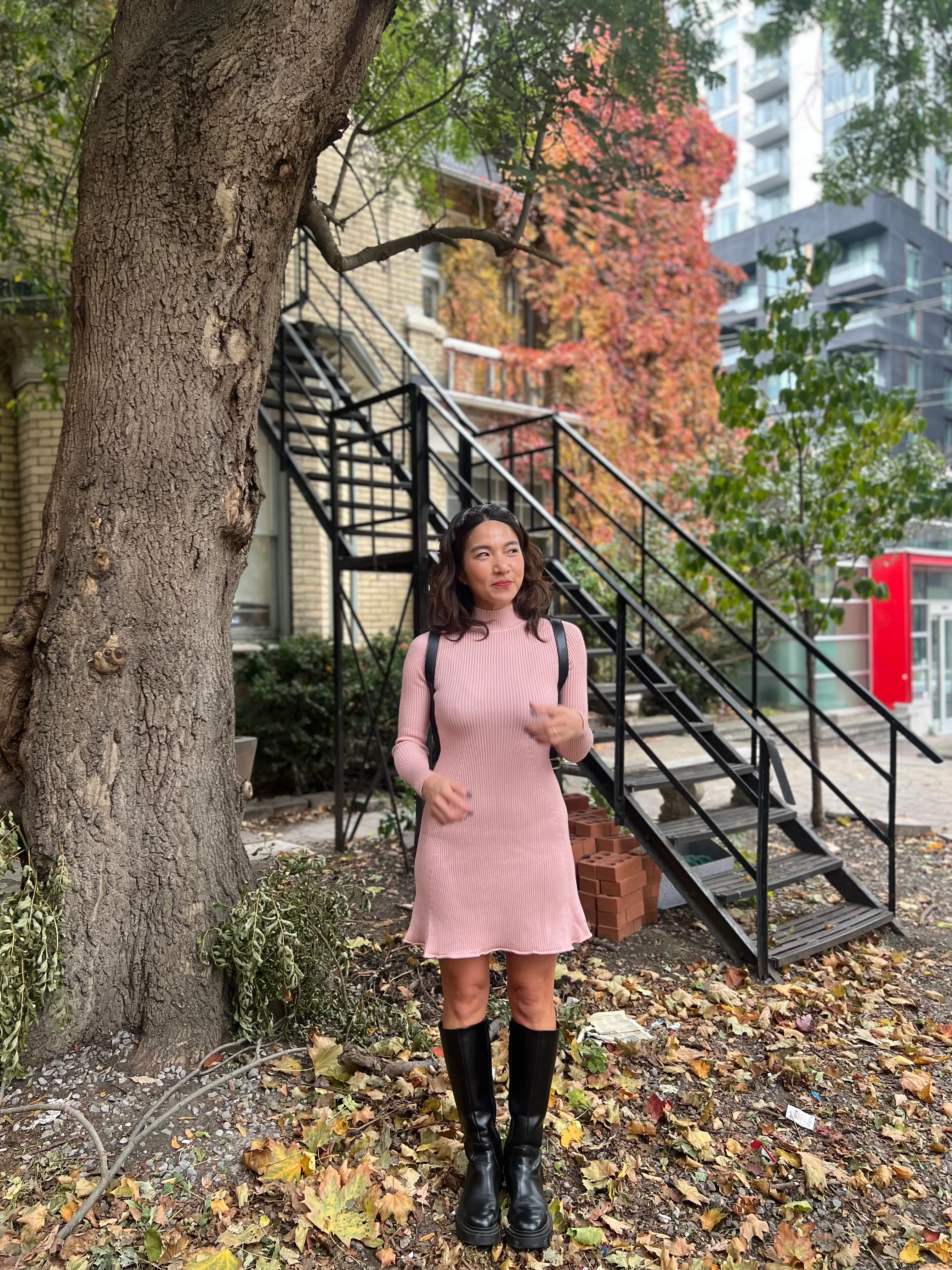BARRE Mini turtleneck dress - Image 12