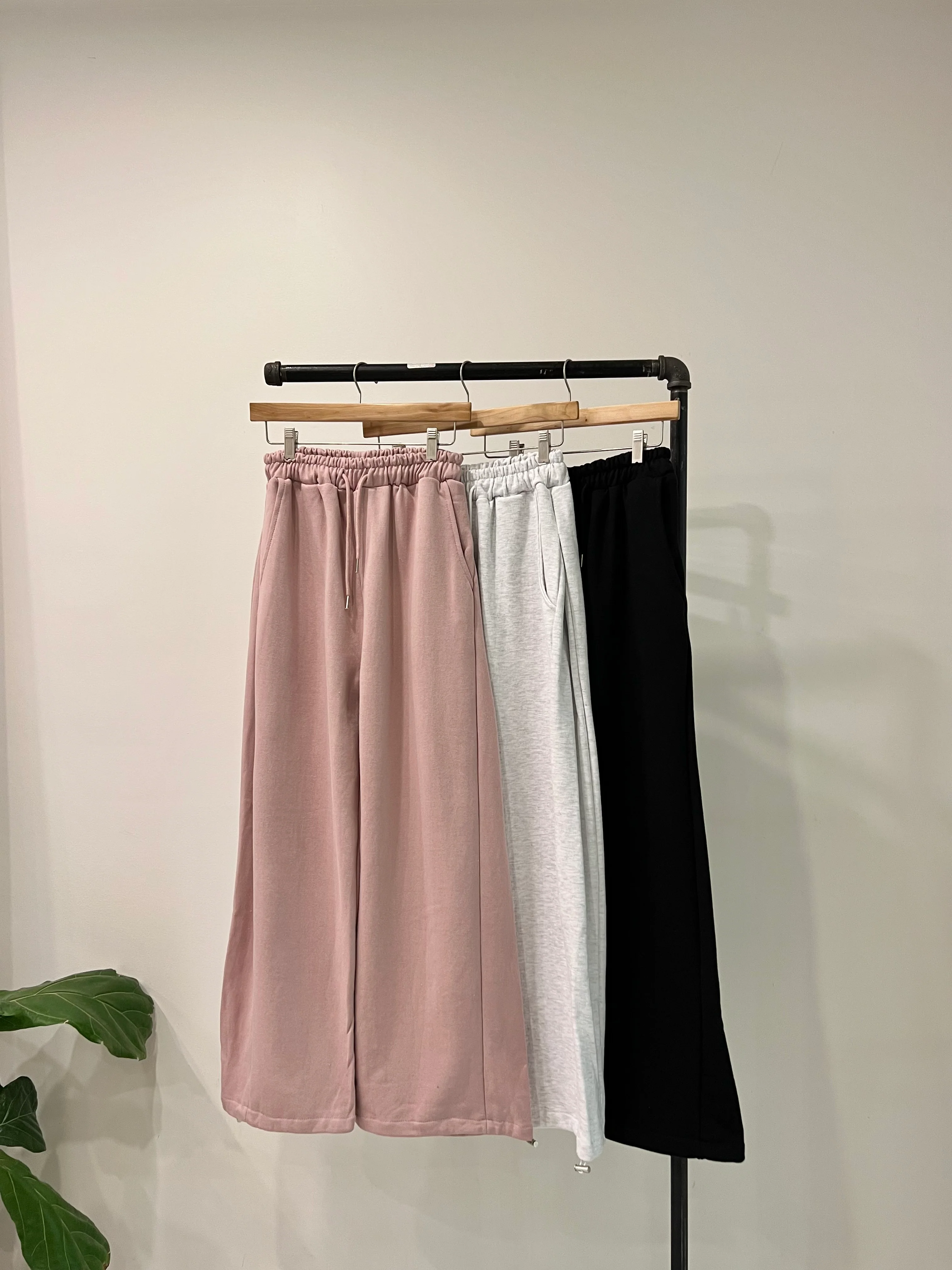 BARRE Wide-Legged Diagonal Seam Trackpants - Image 6