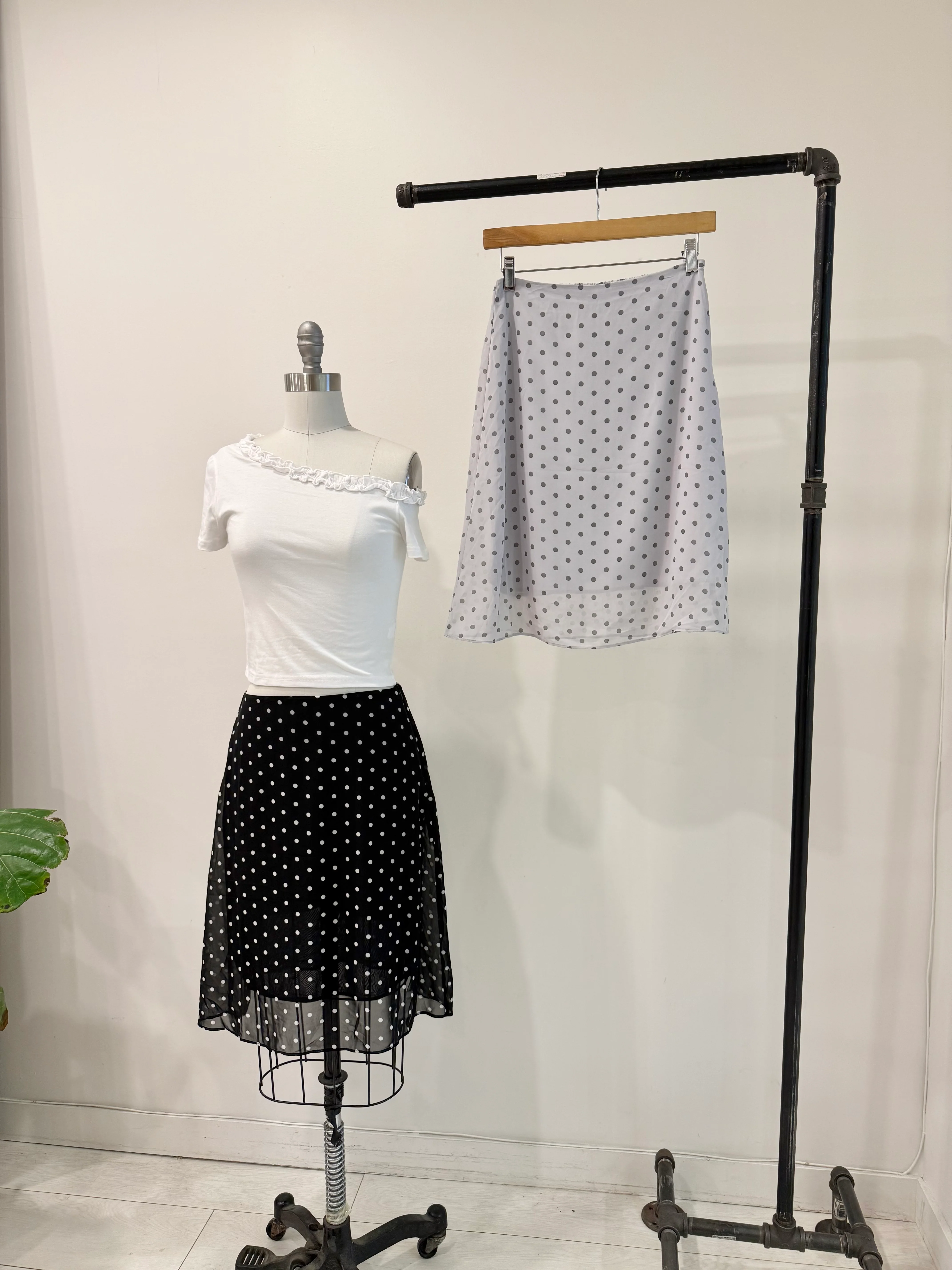 BOBO Polkadot midi skirt - Image 4