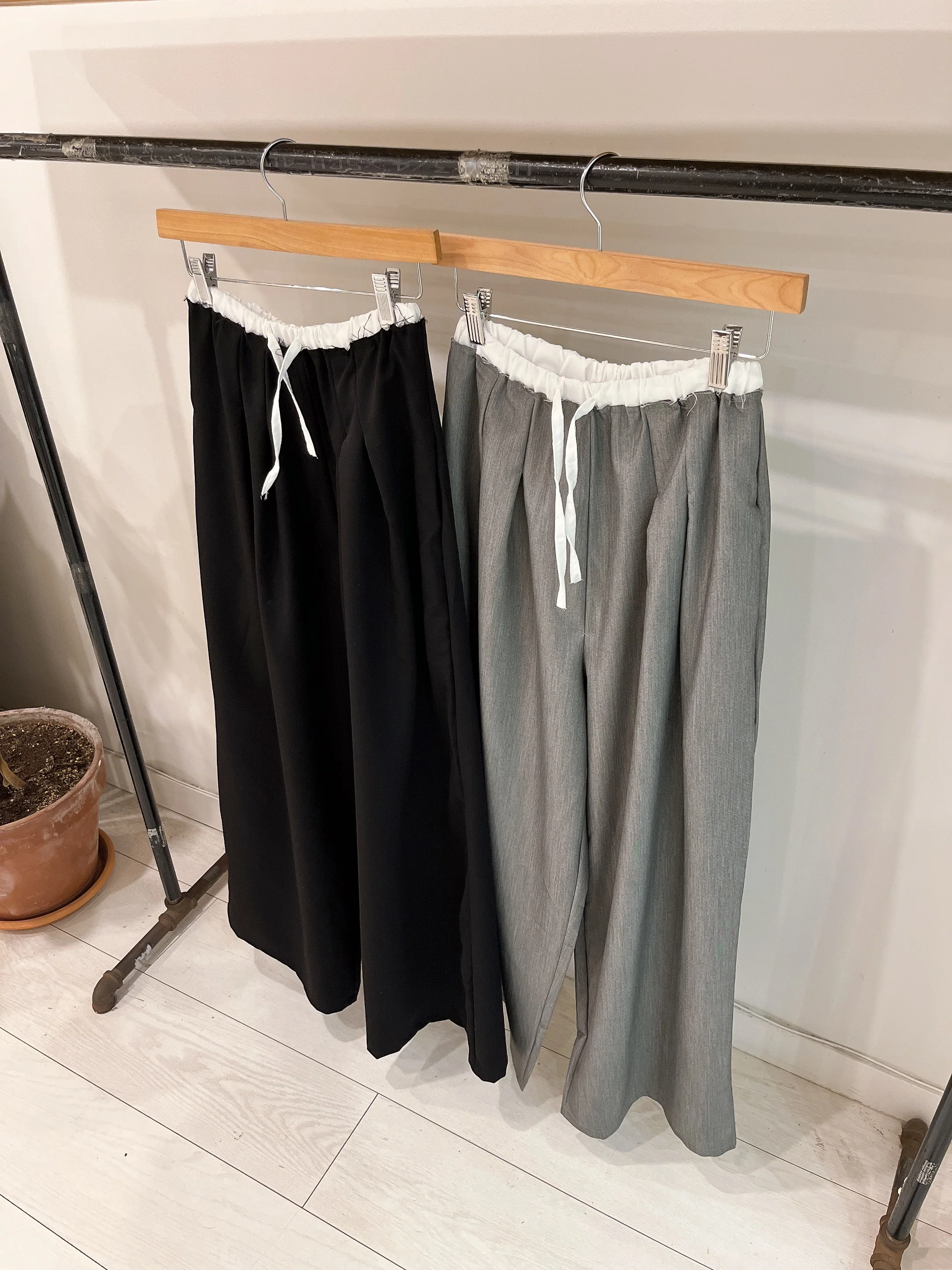 BOSS Super wide legged trouser - Image 7