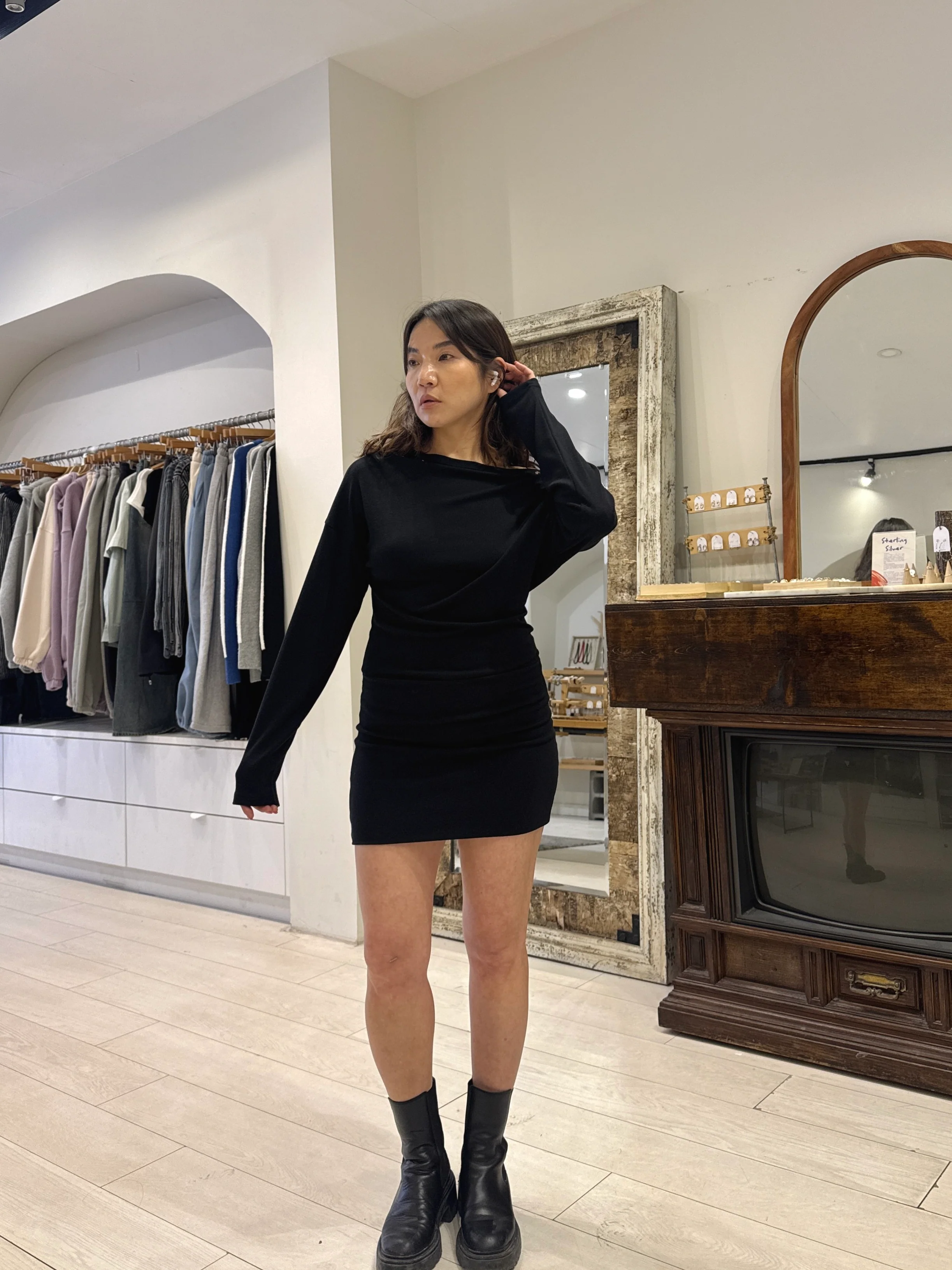 BOUT Off shoulder grommet dress - Image 12