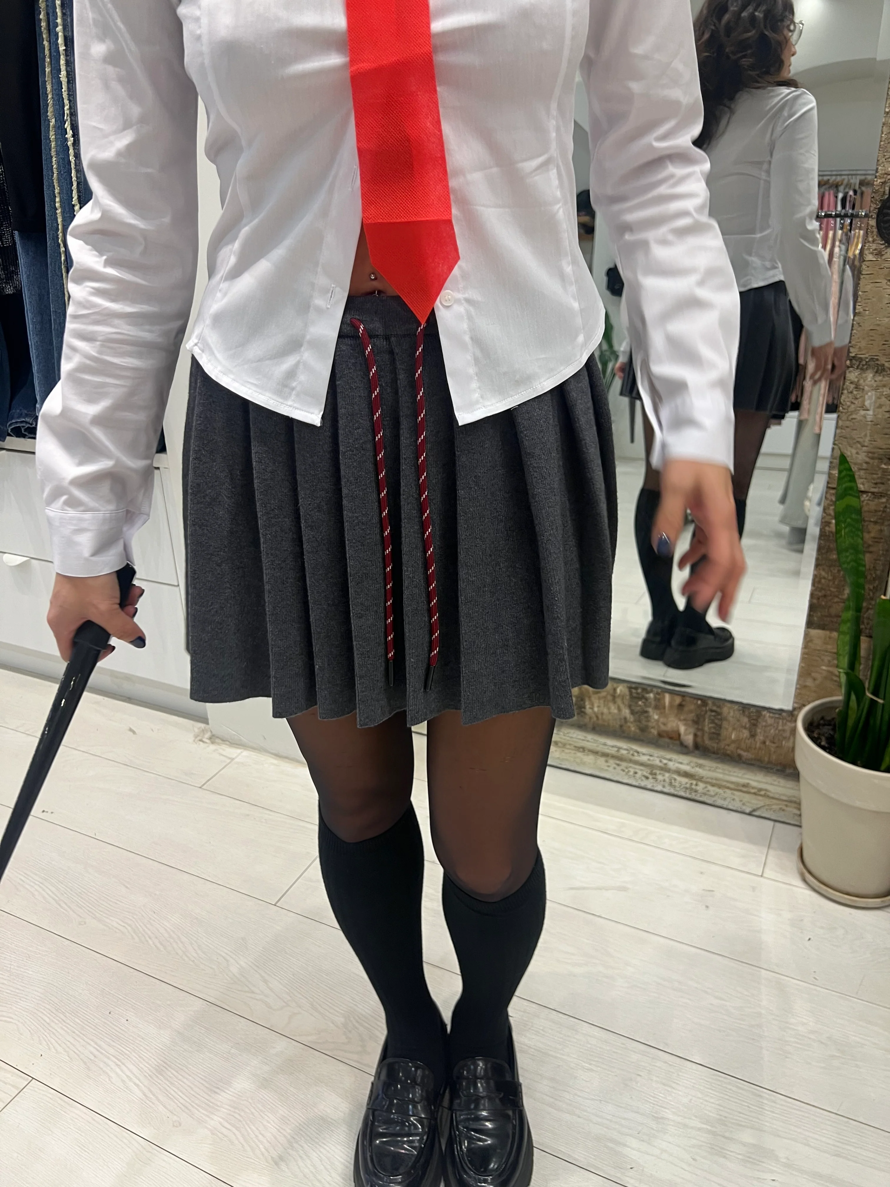CHEM Schoolgirl knit skirt - Image 10