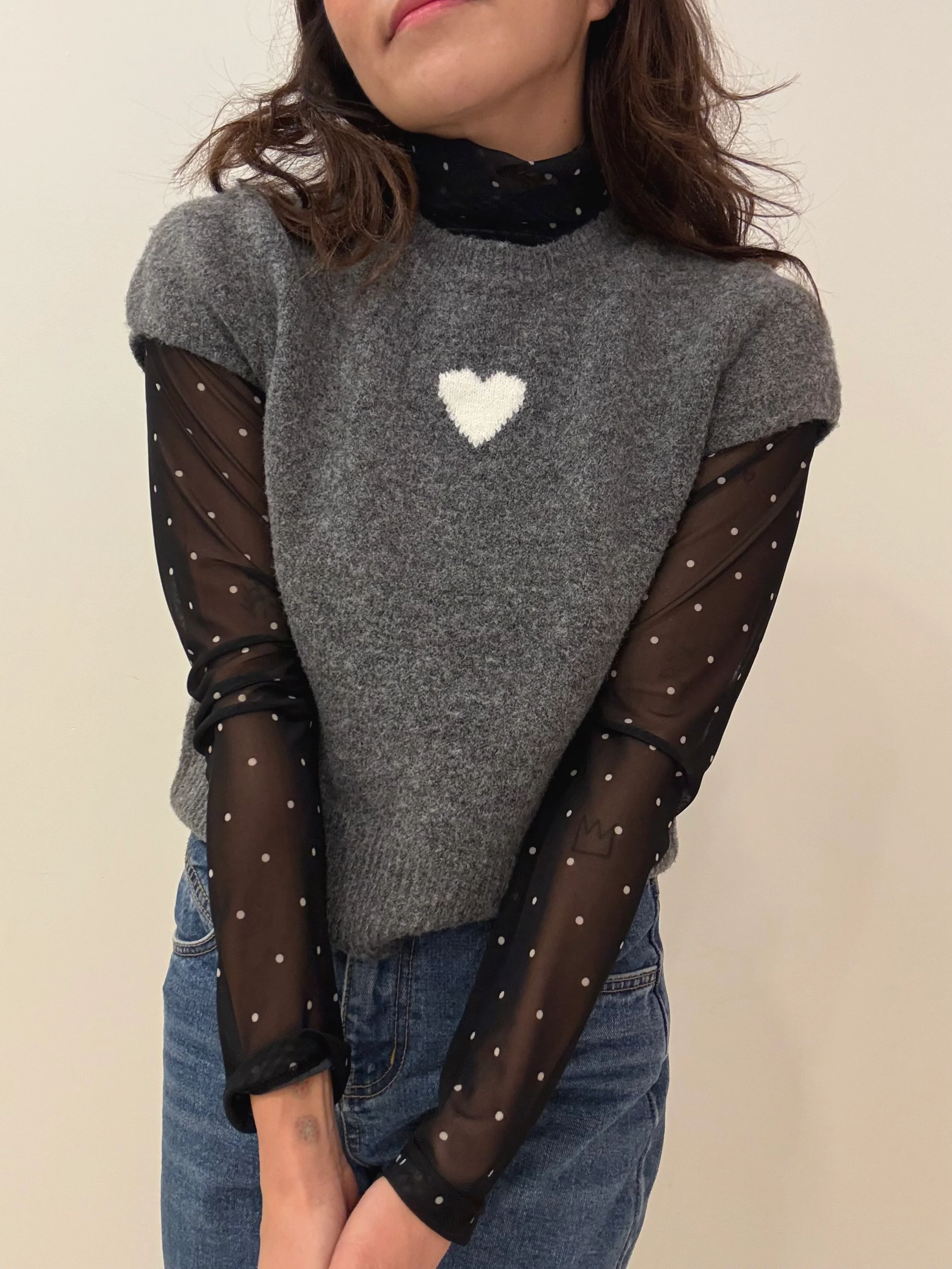 DADA Polkadot mesh top - Image 9