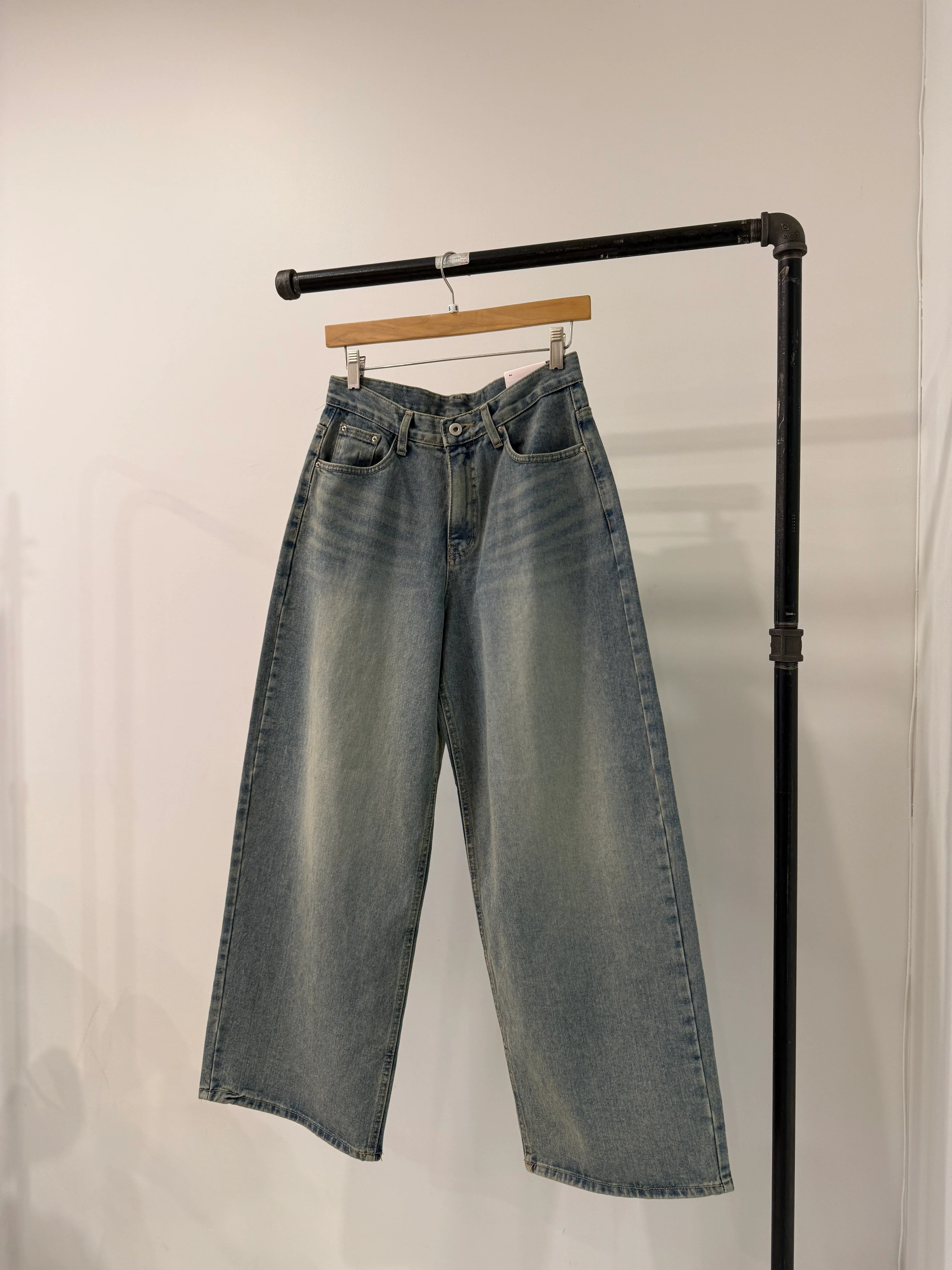 FORTY Acid washed baggy jeans - Image 12
