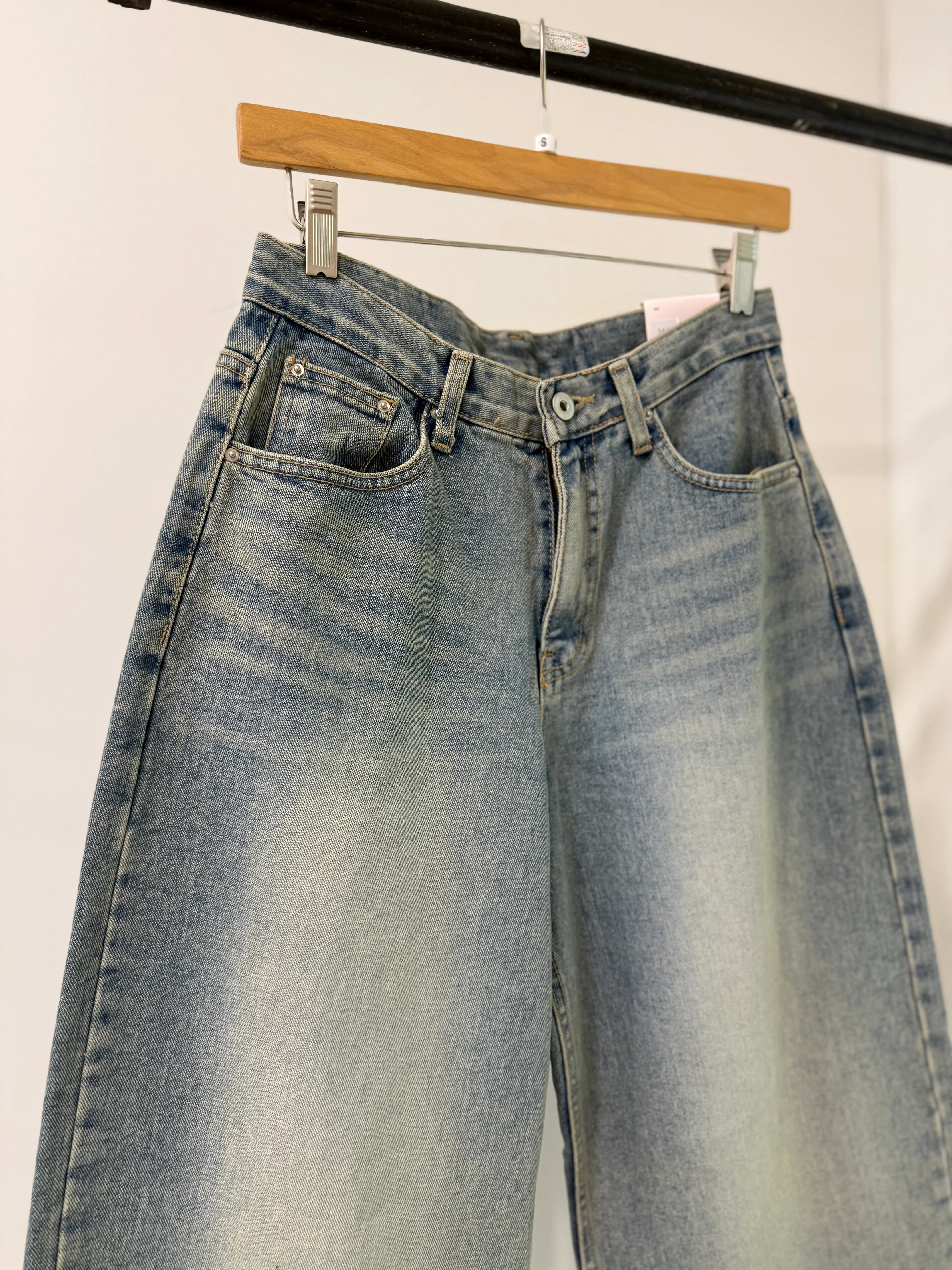 FORTY Acid washed baggy jeans - Image 13