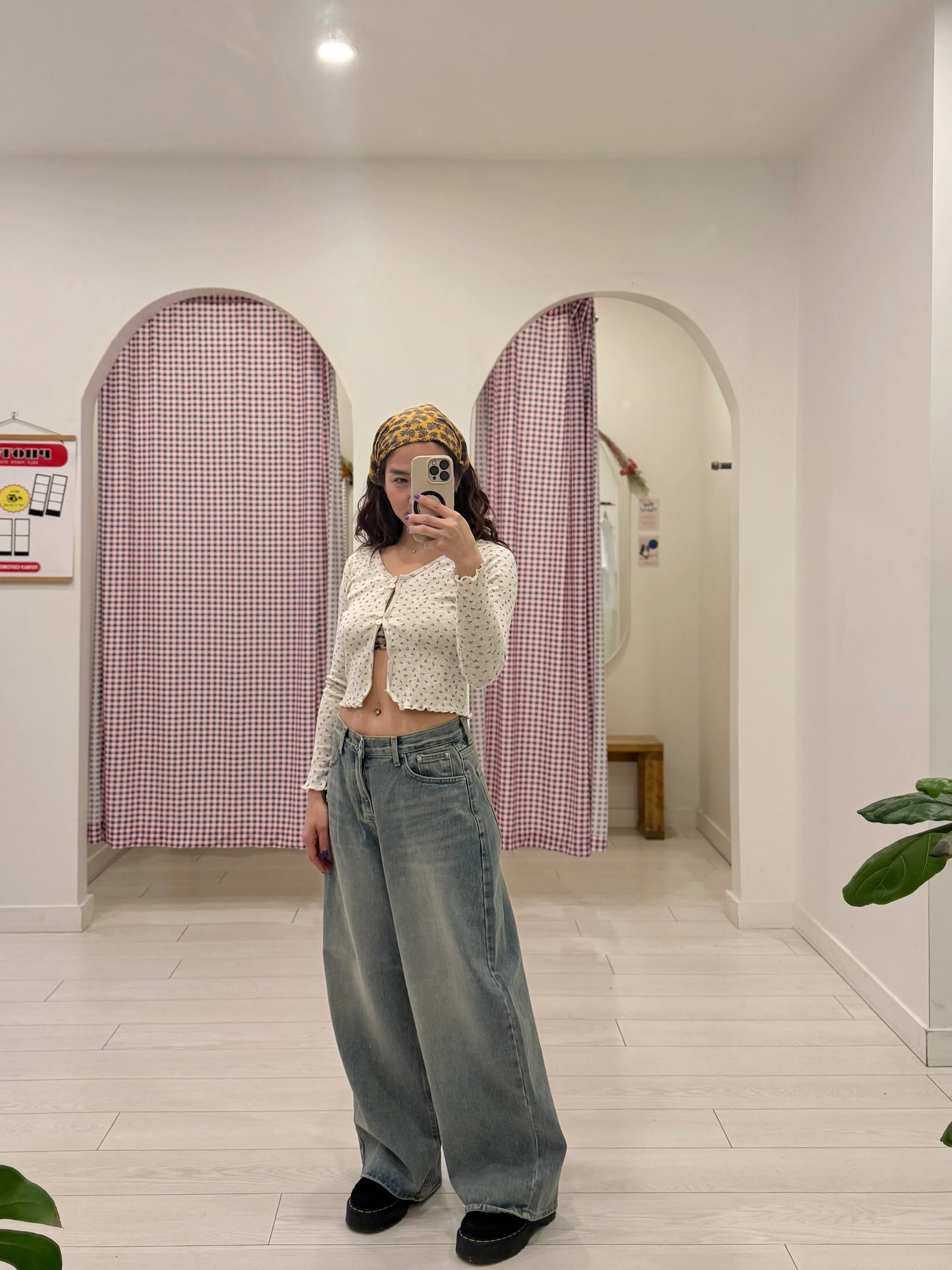 FORTY Acid washed baggy jeans - Image 7