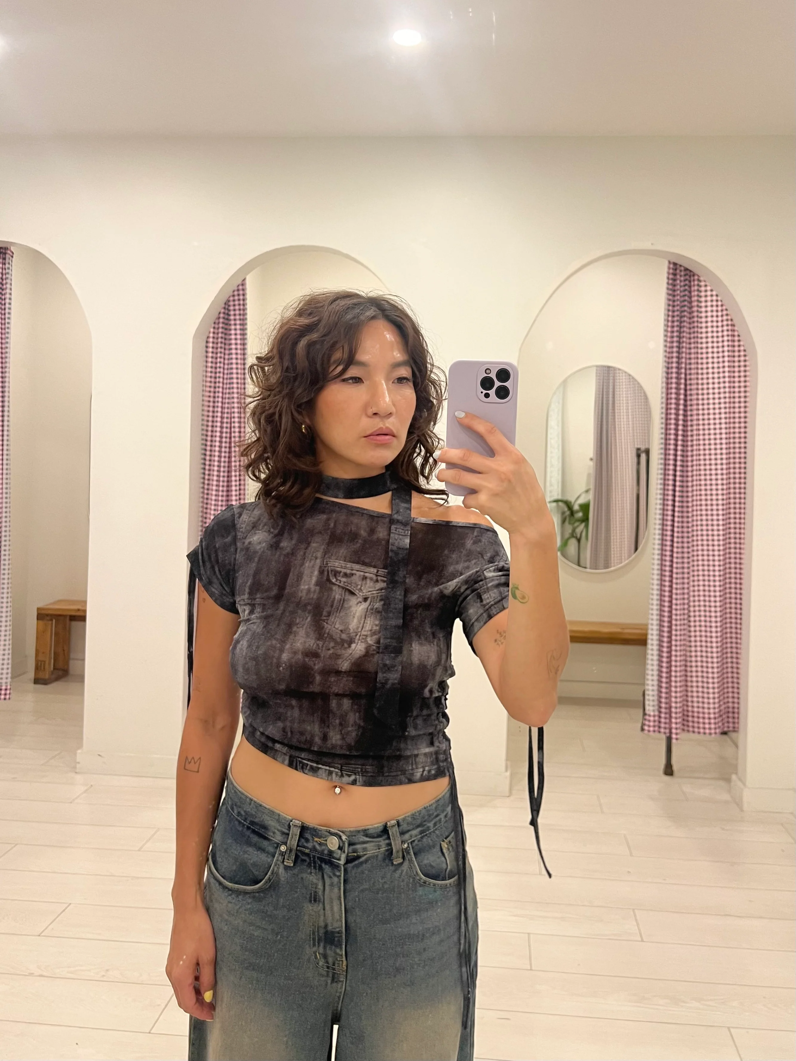 GAME Denim mesh tee - Image 9