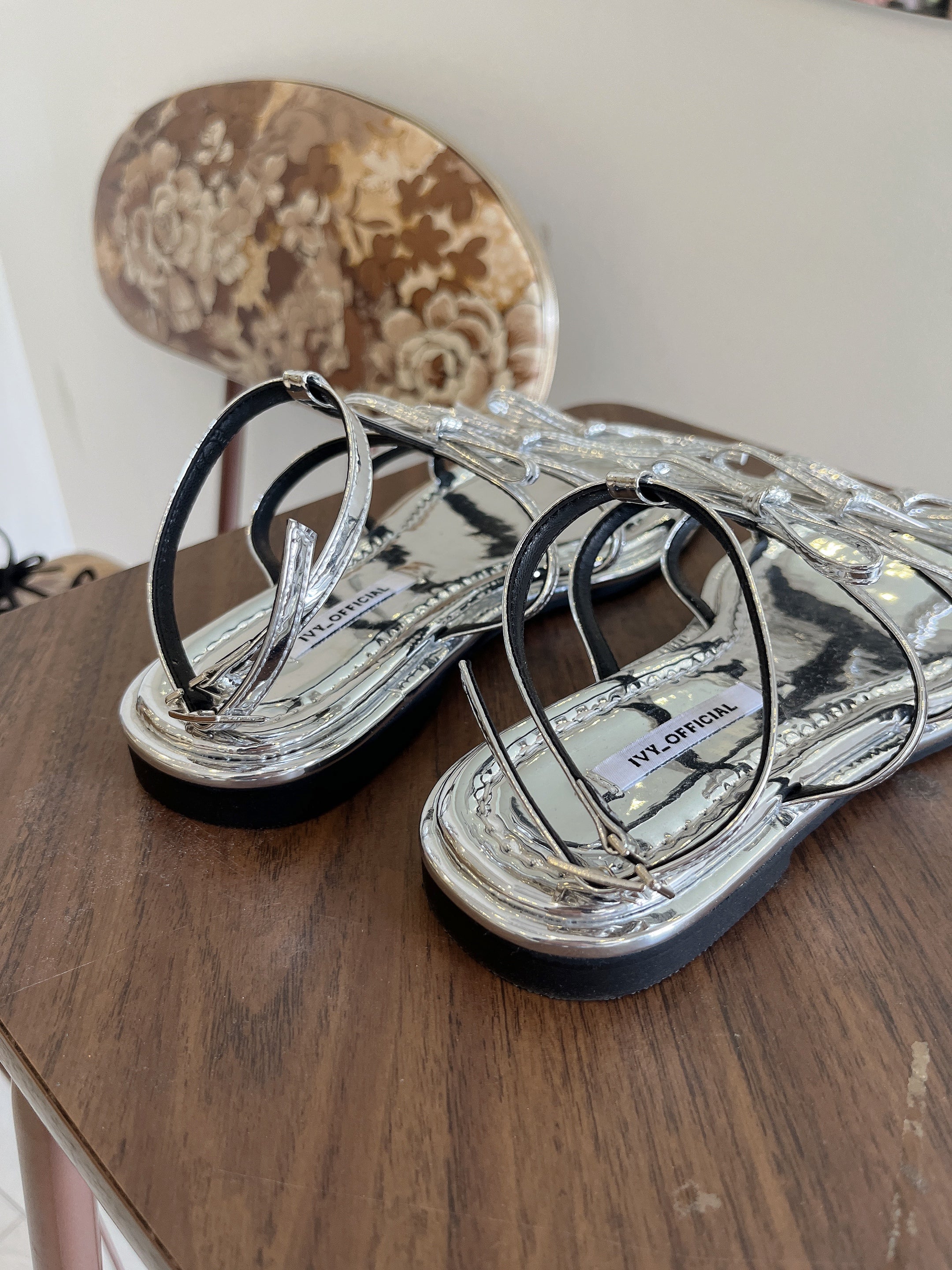 HEIDI Bow flat sandals - Image 7