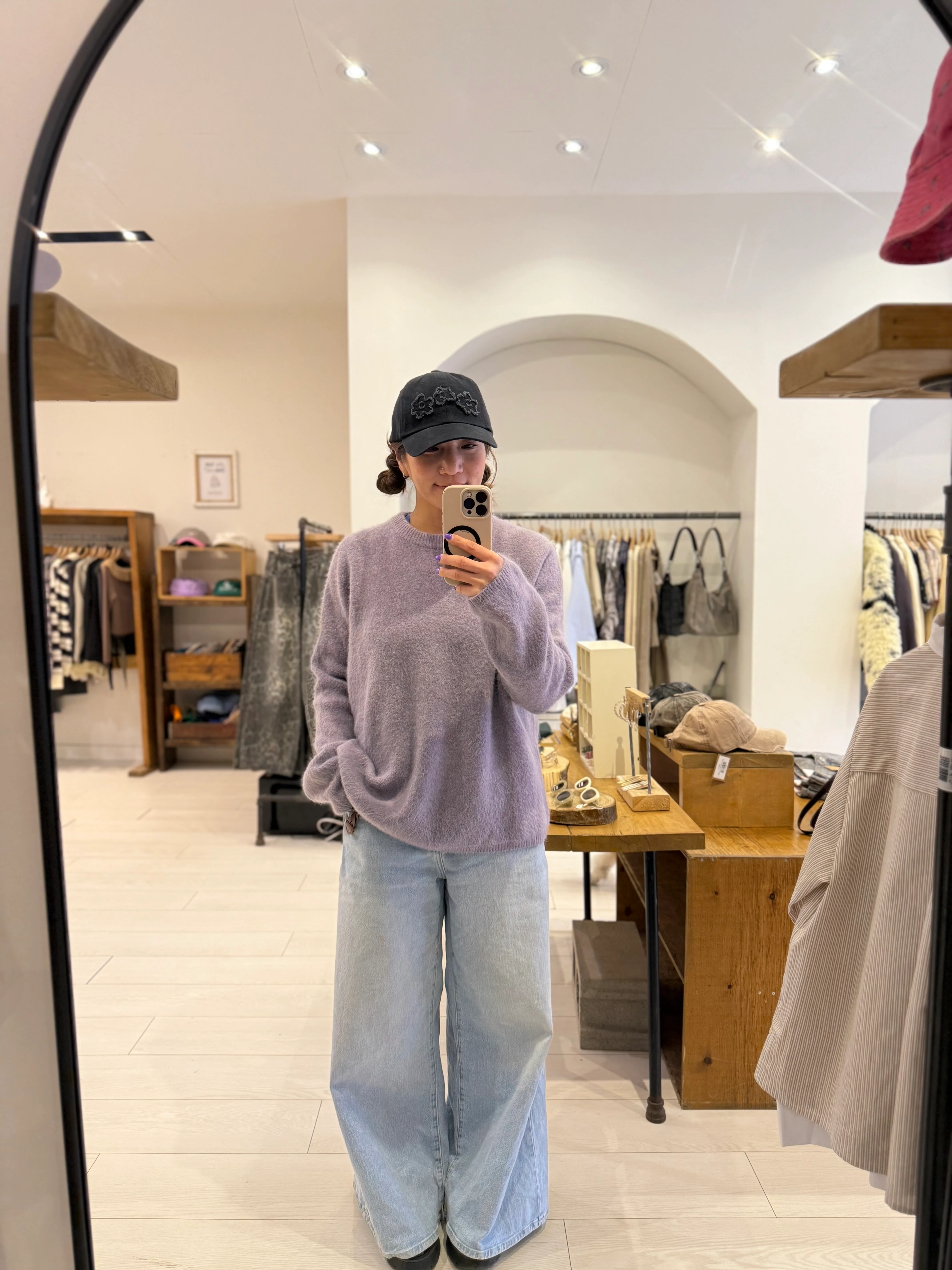 HII Flower patch denim cap - Image 5