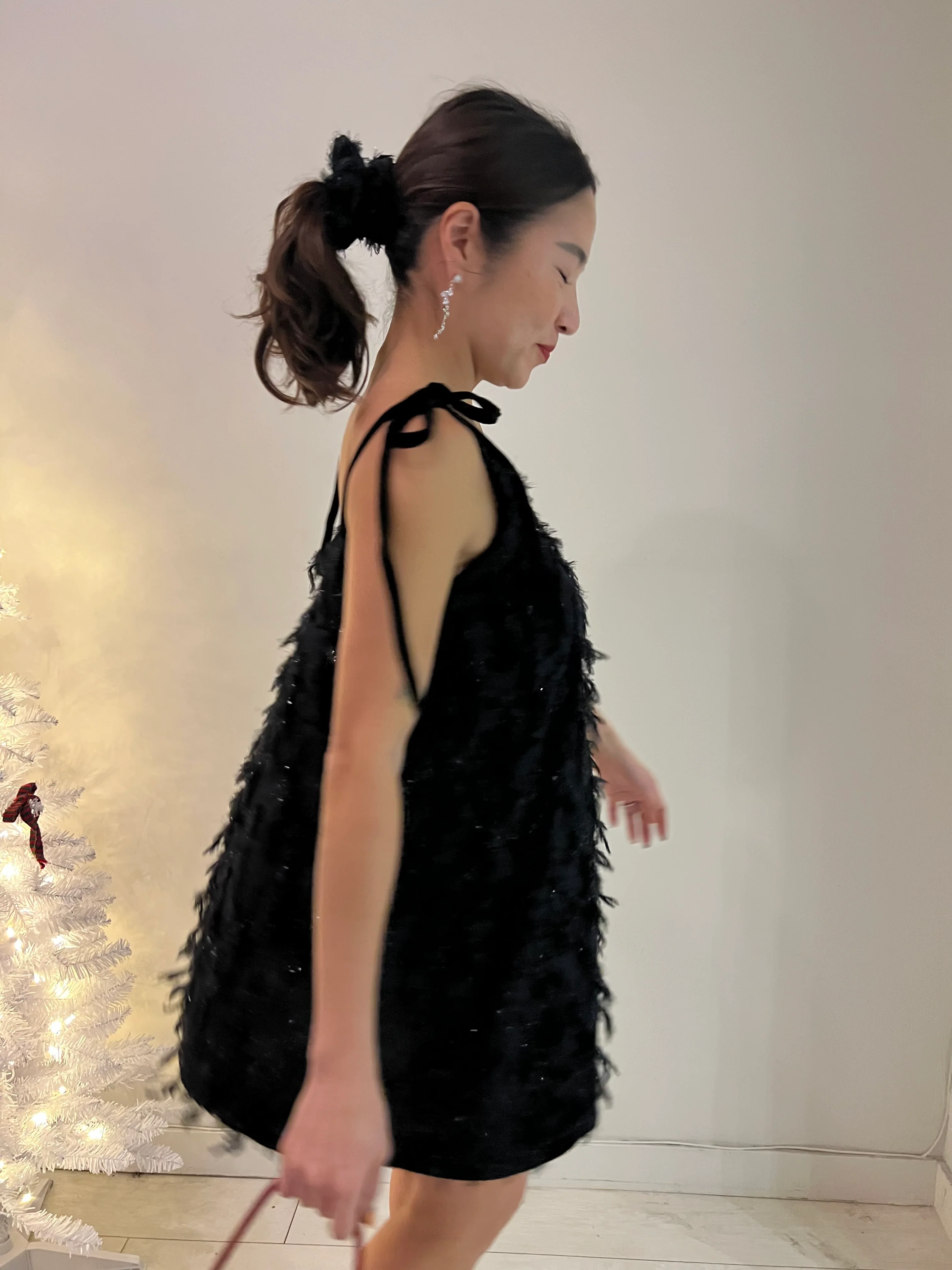 IVY Glitter fringe dress - Image 4