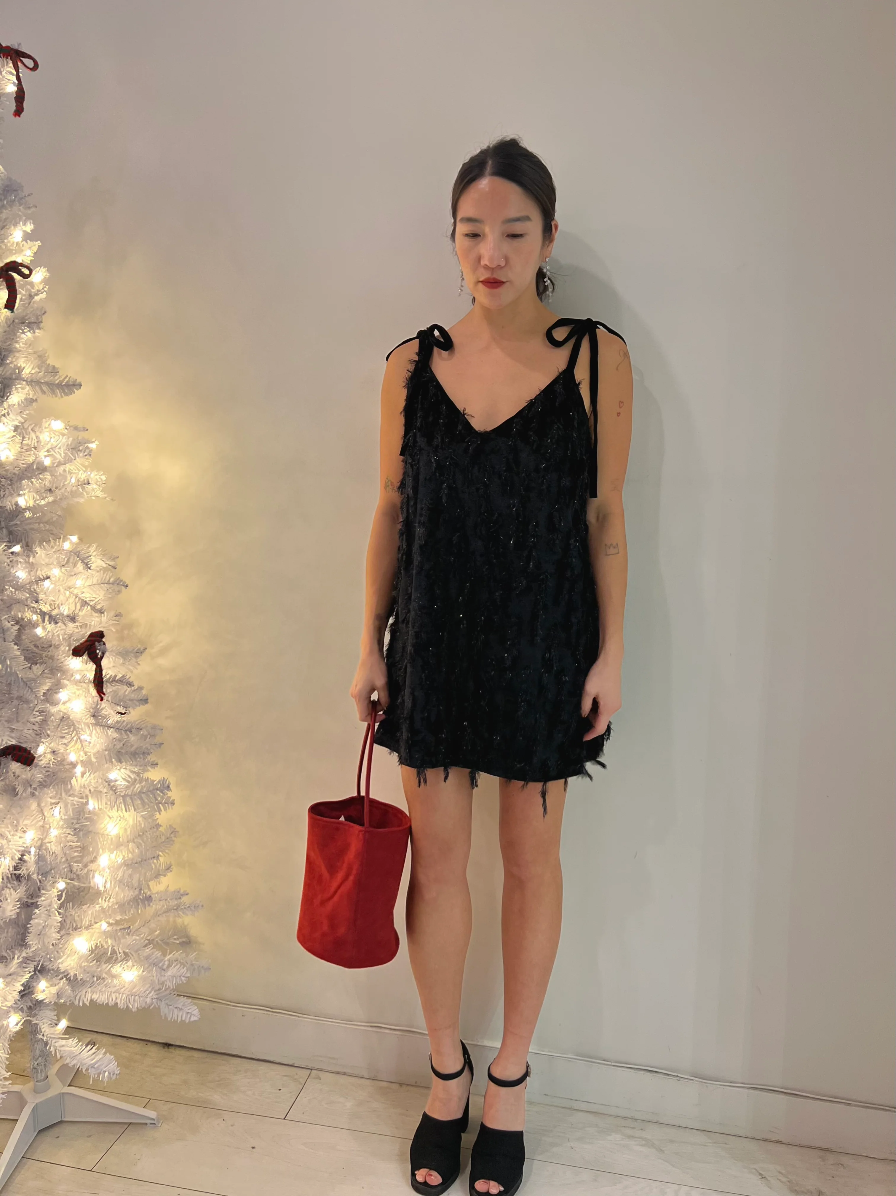 IVY Glitter fringe dress - Image 5