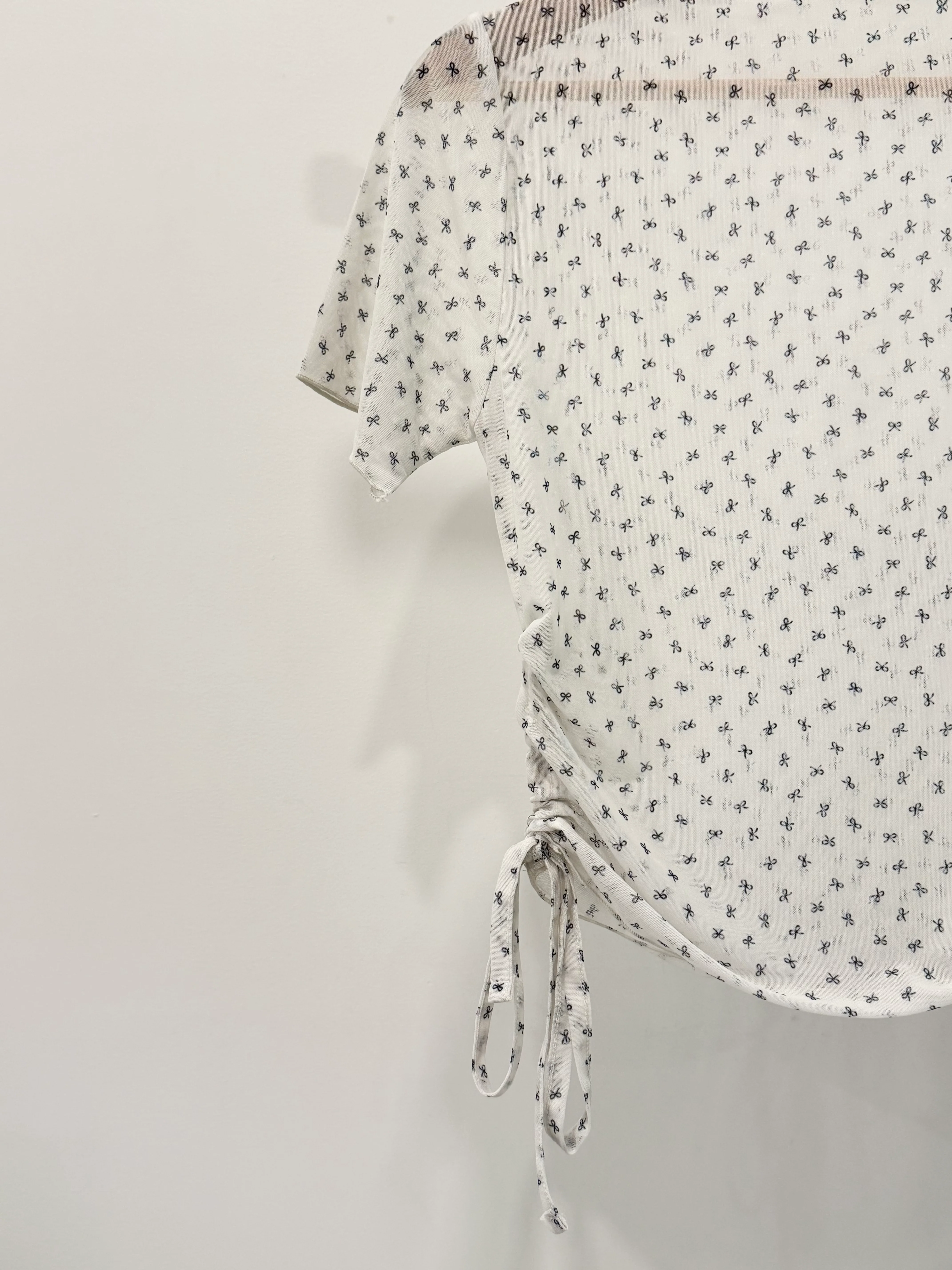 JAYCE Bow mesh top - Image 4