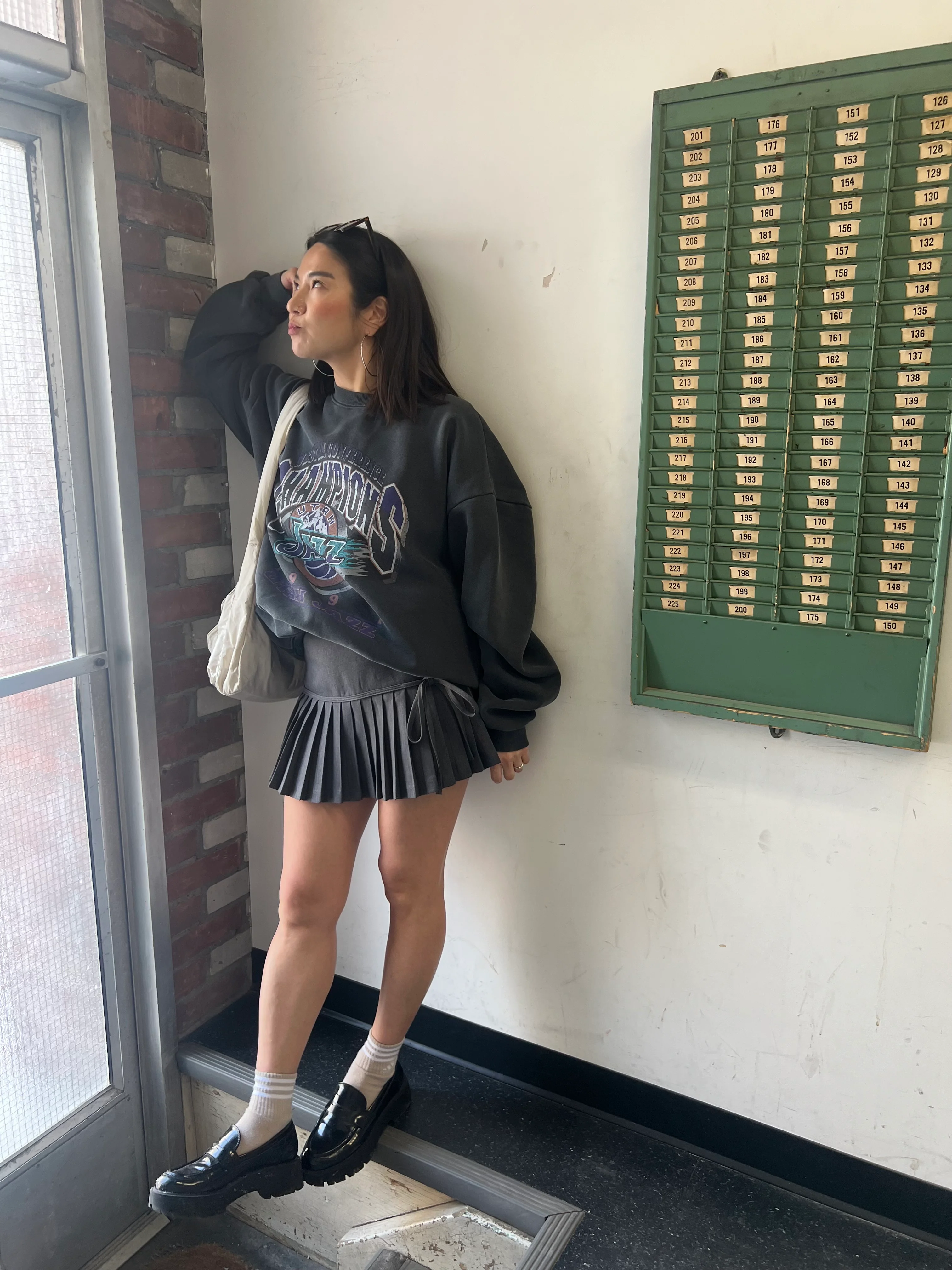 JENNA Pleated mini skirt - Image 8