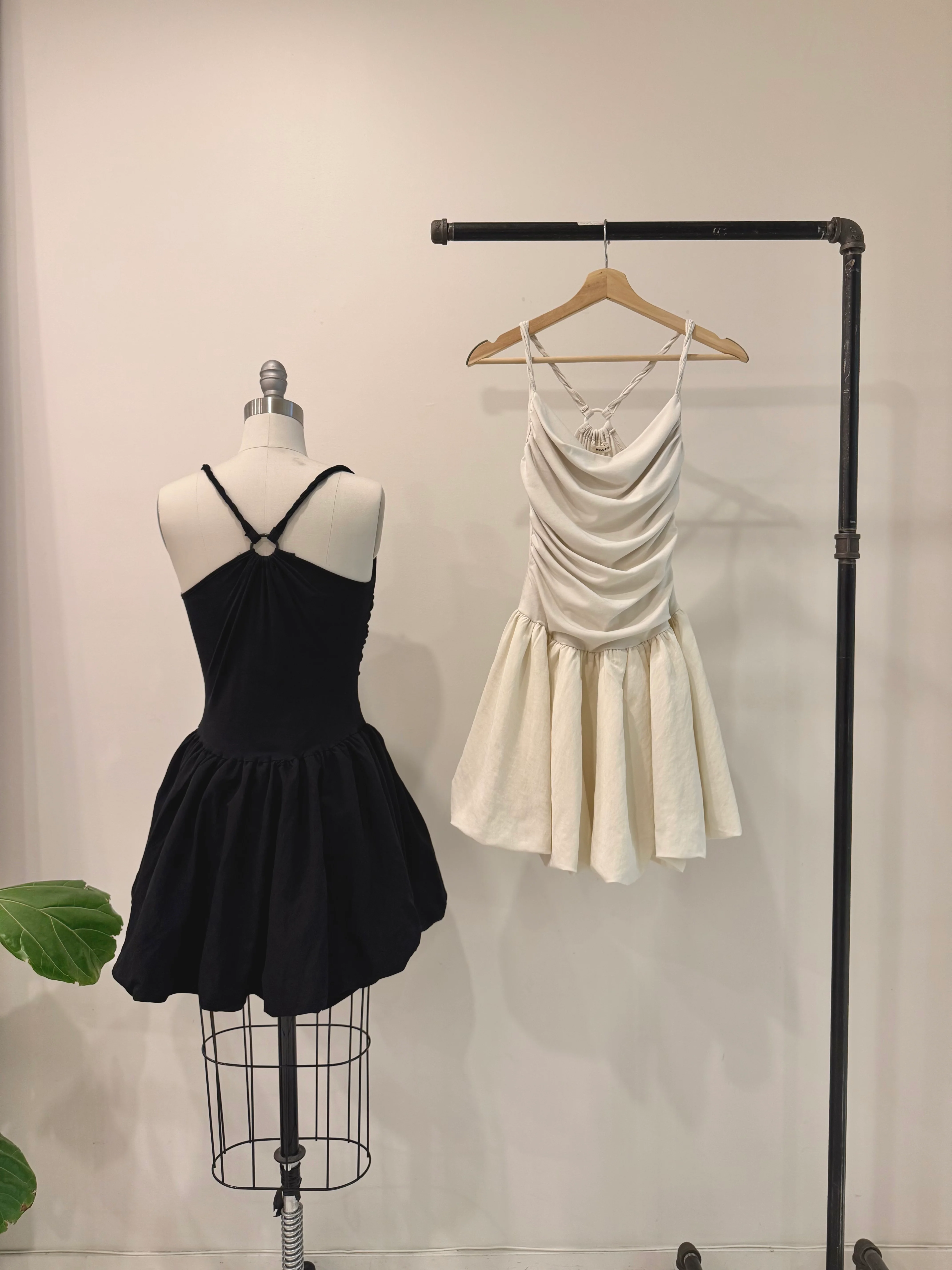 JULES Cowl-neck bubble dress - Image 11