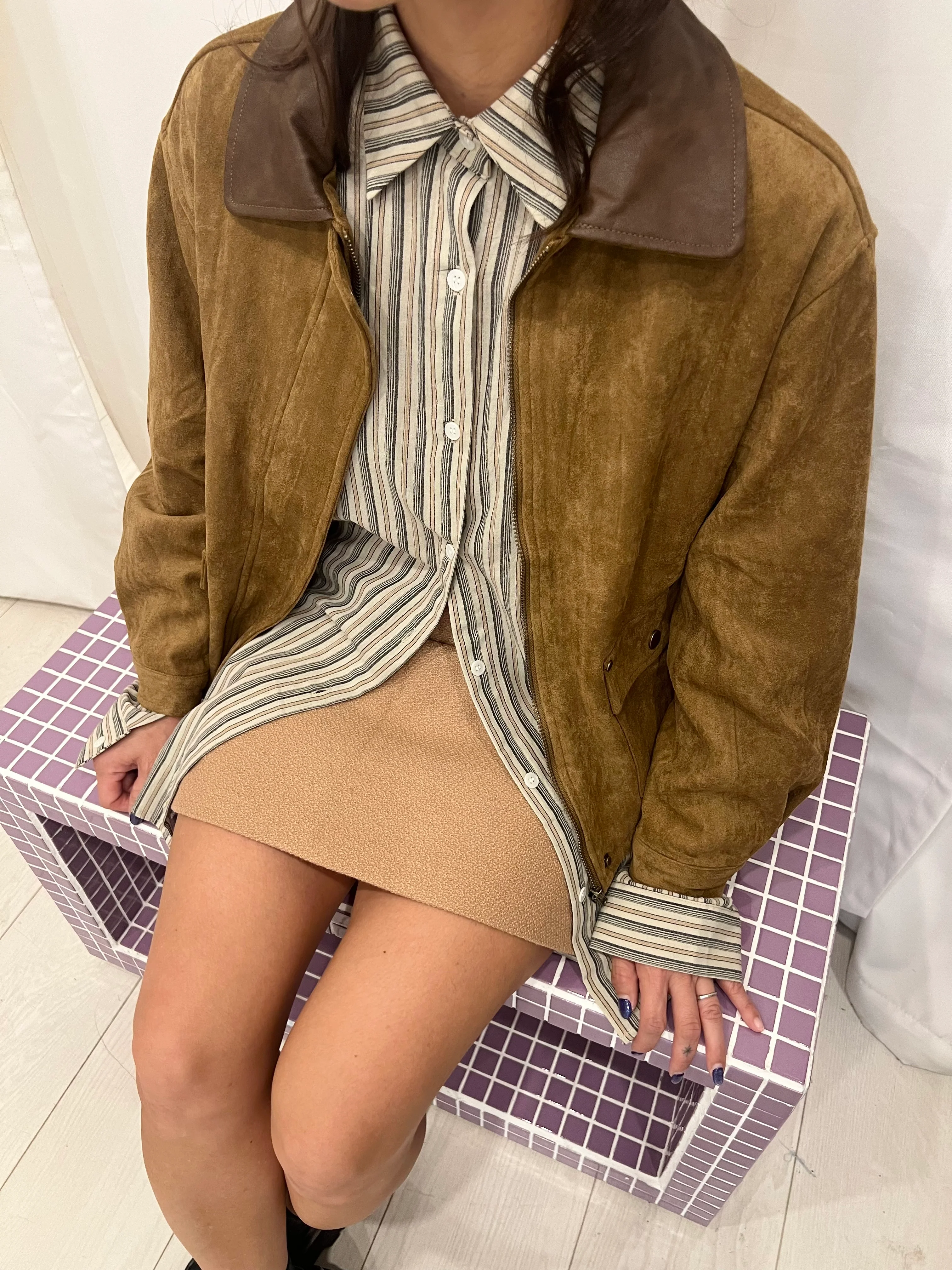 JUST Faux suede jacket - Image 3