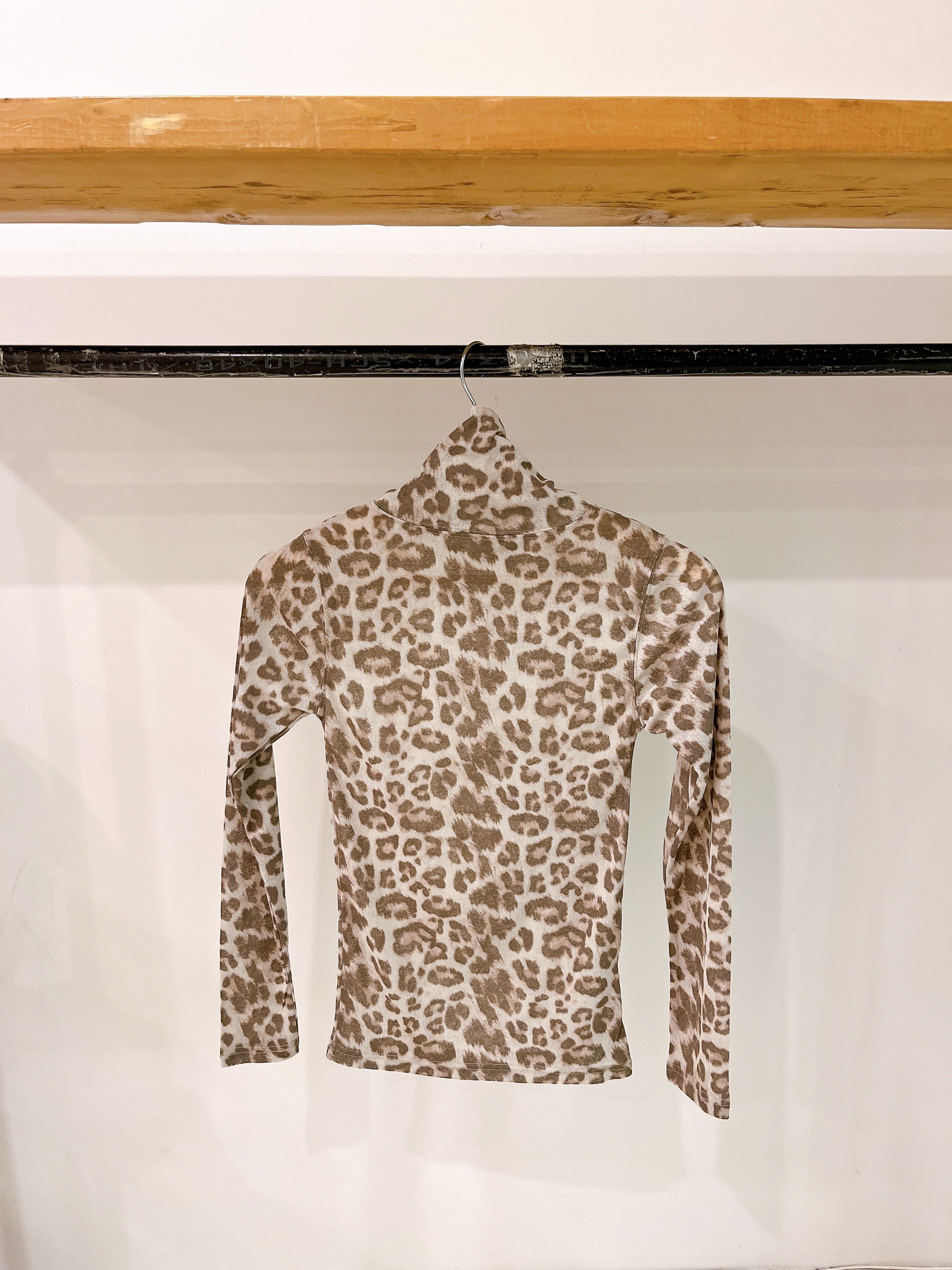 KISK Cheetah turtleneck top - Image 16
