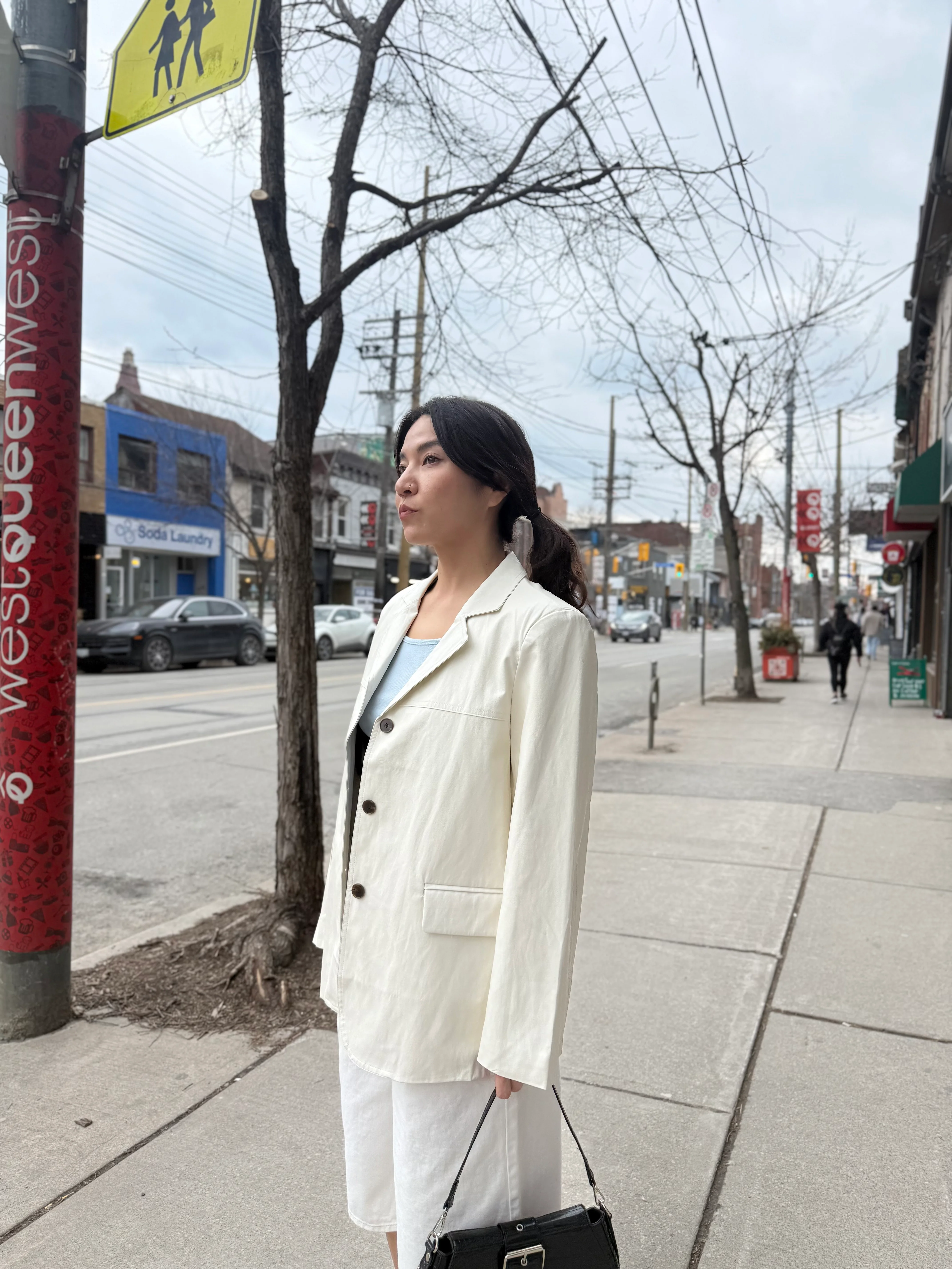 KOOL Vegan leather blazer - Image 9