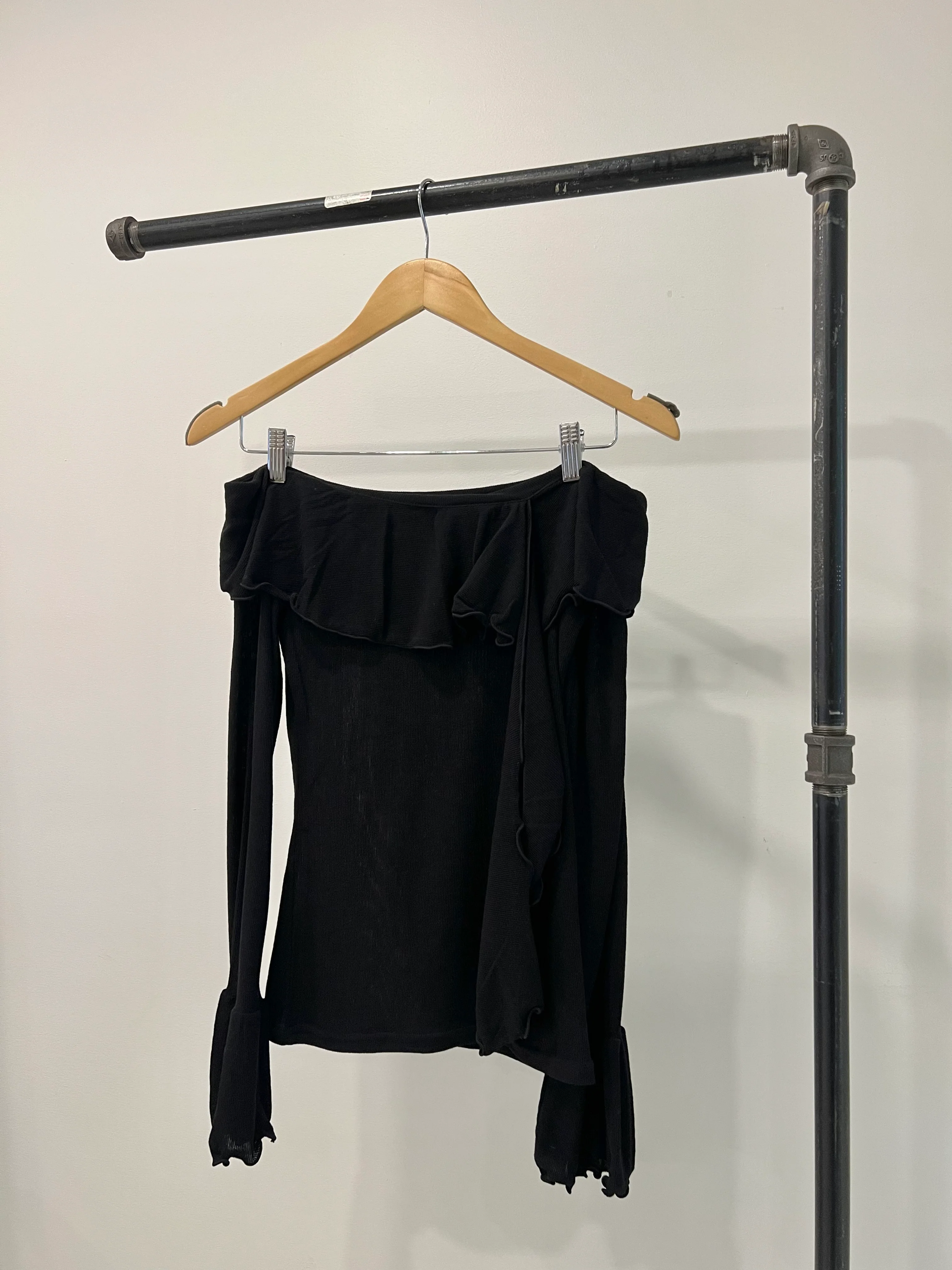 LIANA  Off shoulder frill top - Image 12