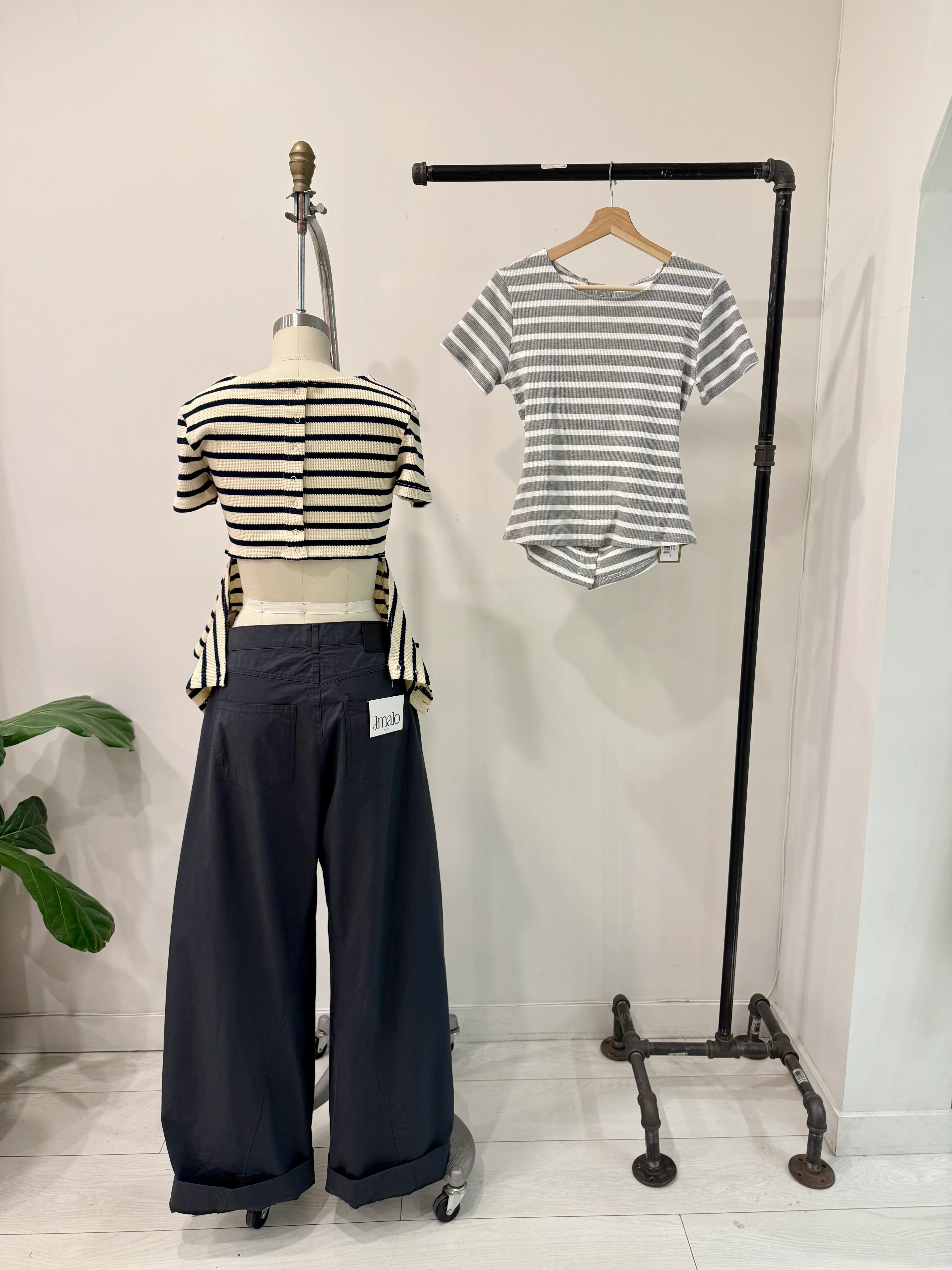 LITTO Stipe backless top - Image 13
