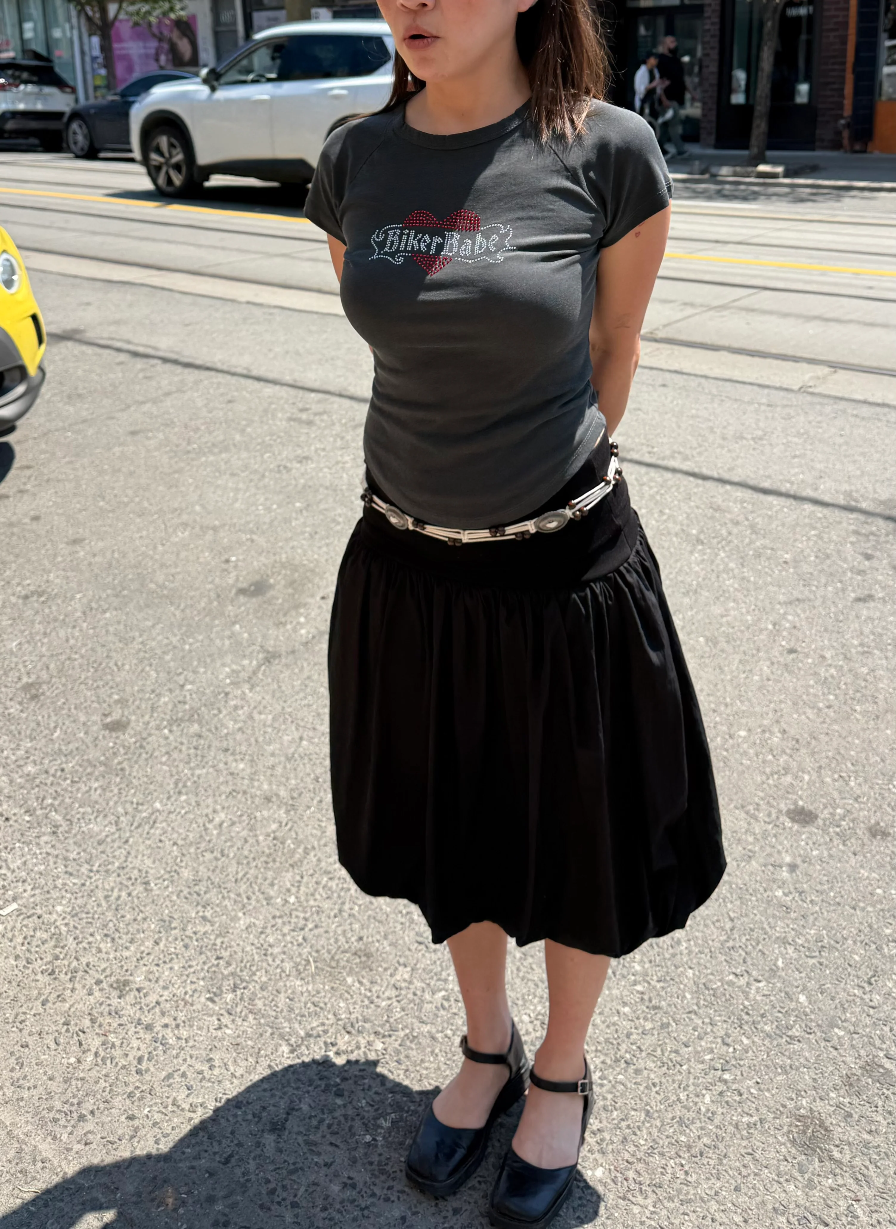 LUNA Balloon midi skirt - Image 5