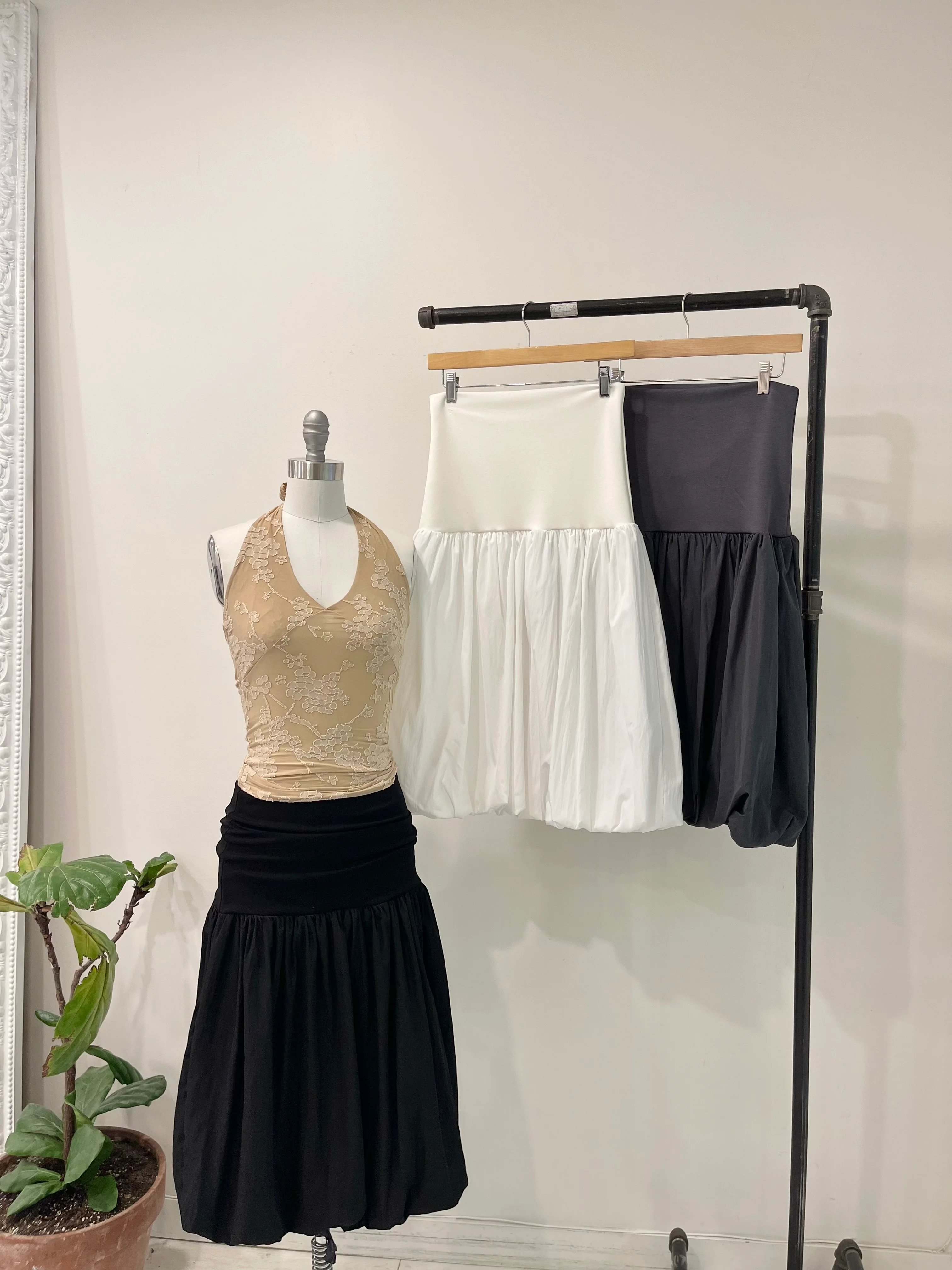 LUNA Balloon midi skirt - Image 6