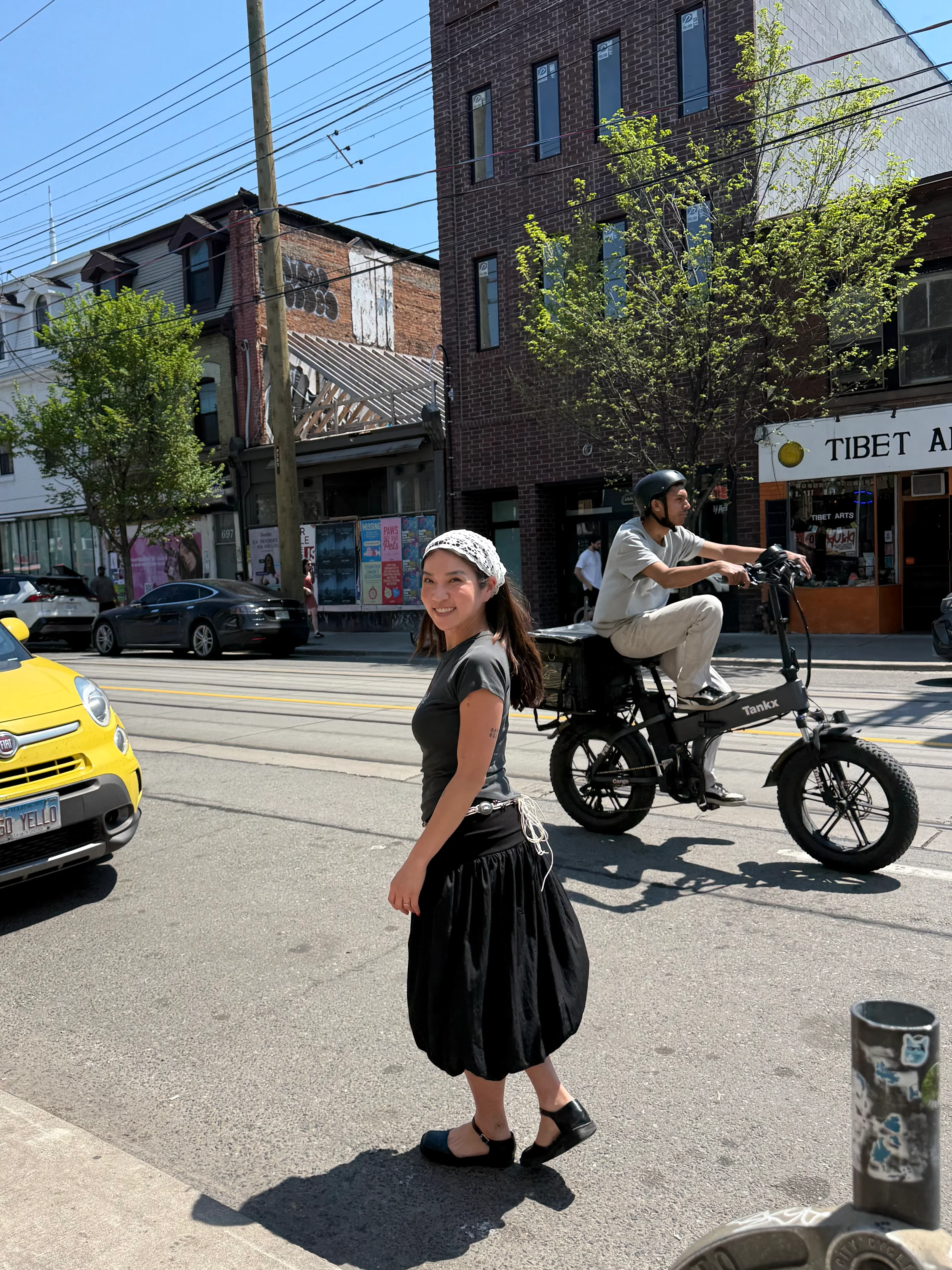 LUNA Balloon midi skirt - Image 7