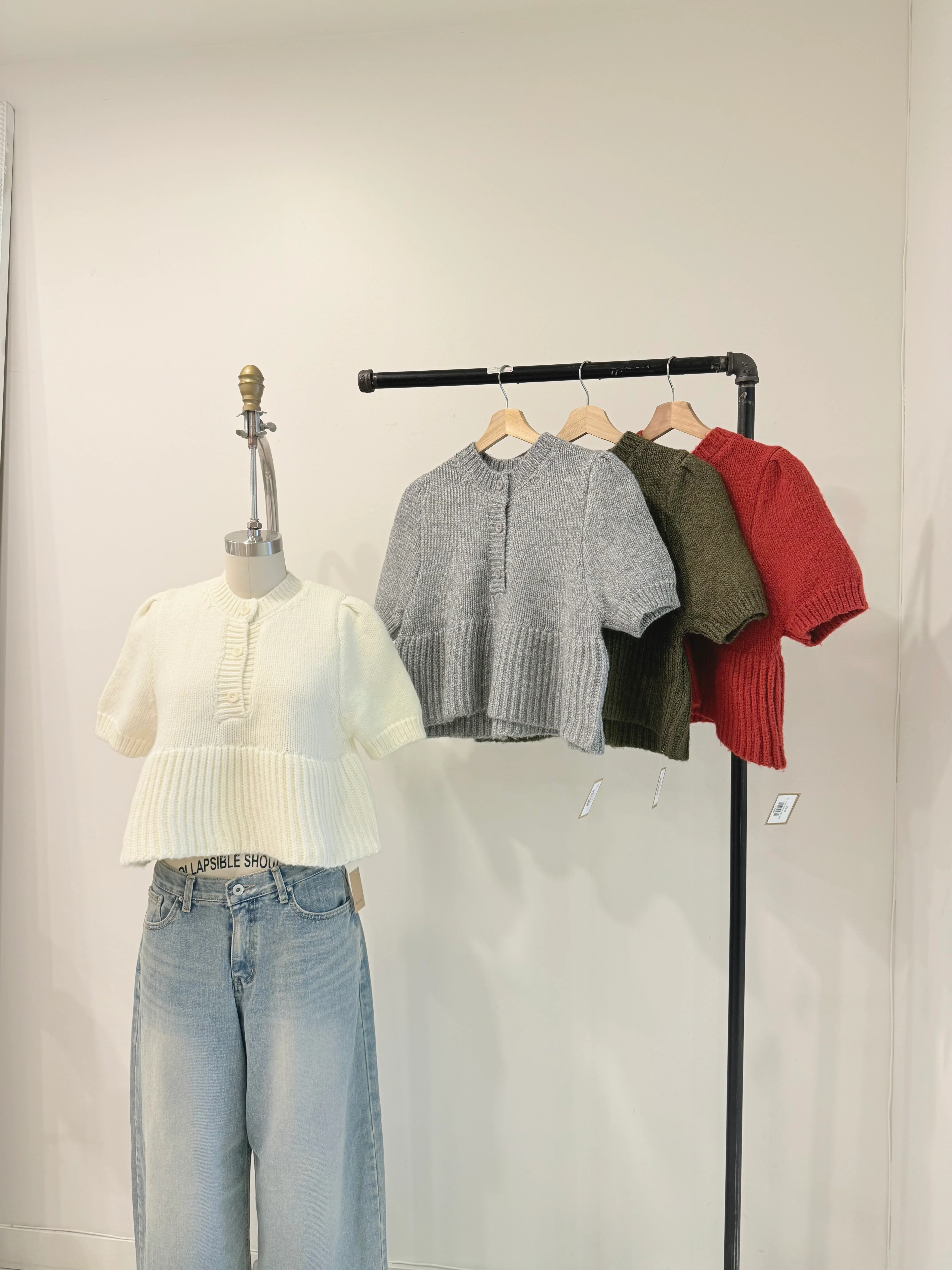 LEX Knit peplum top - Image 4