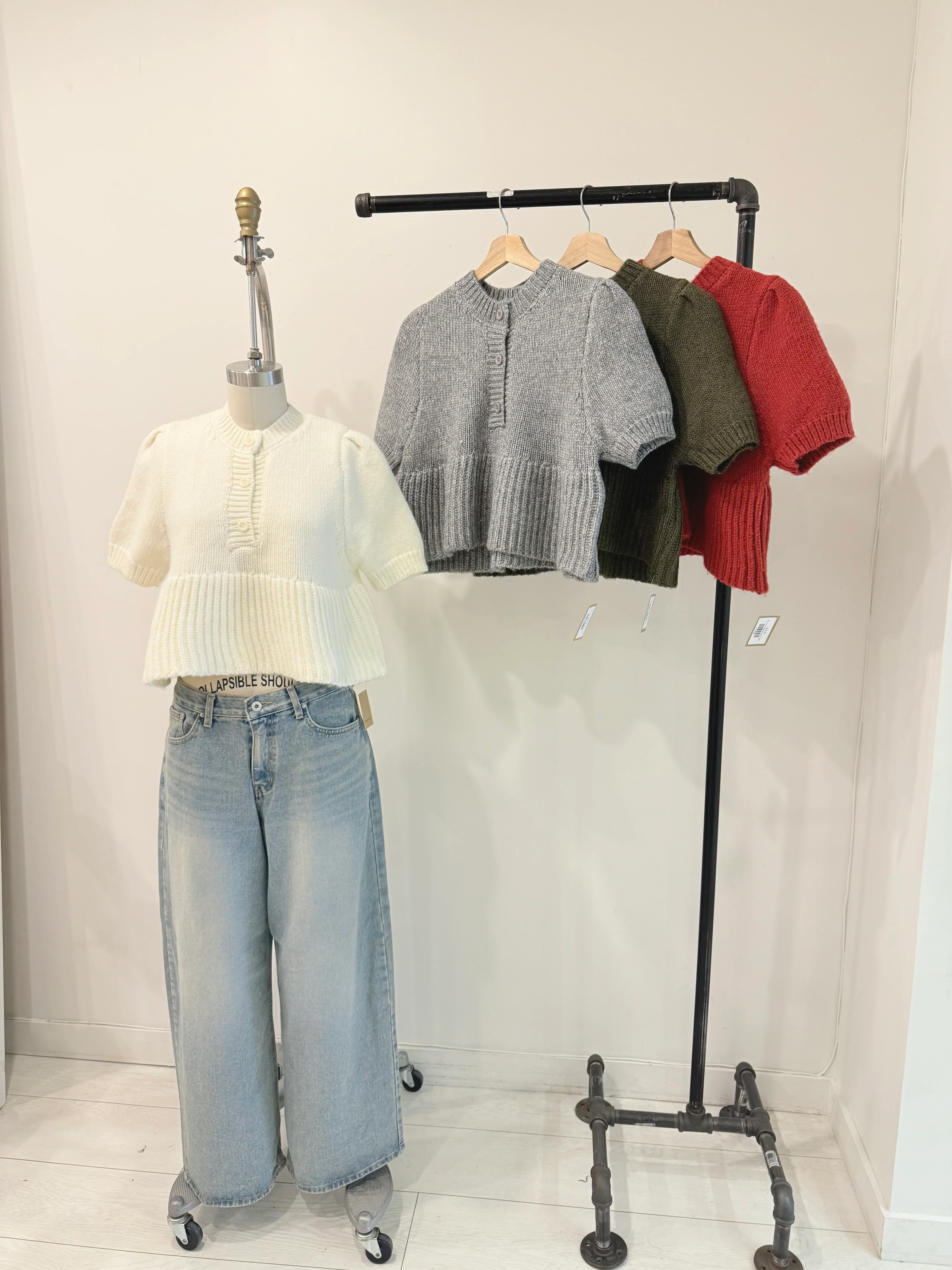 LEX Knit peplum top - Image 6