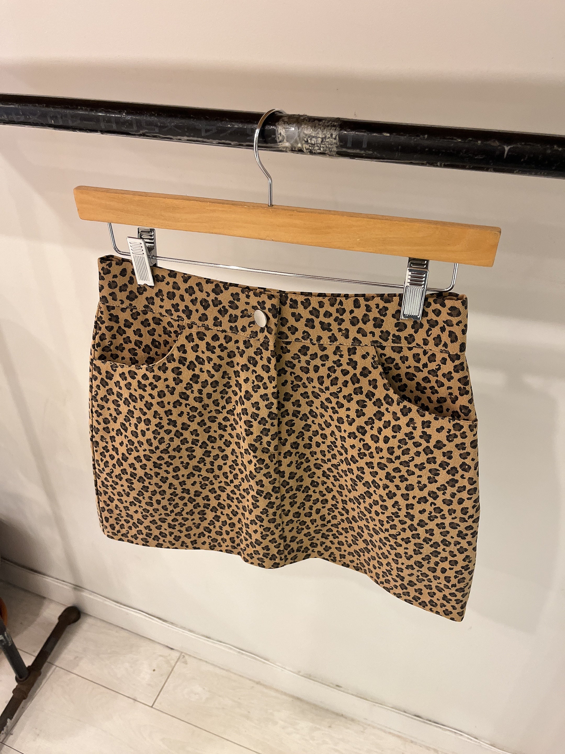 MAMAN Cheetah print mini skirt - Image 11
