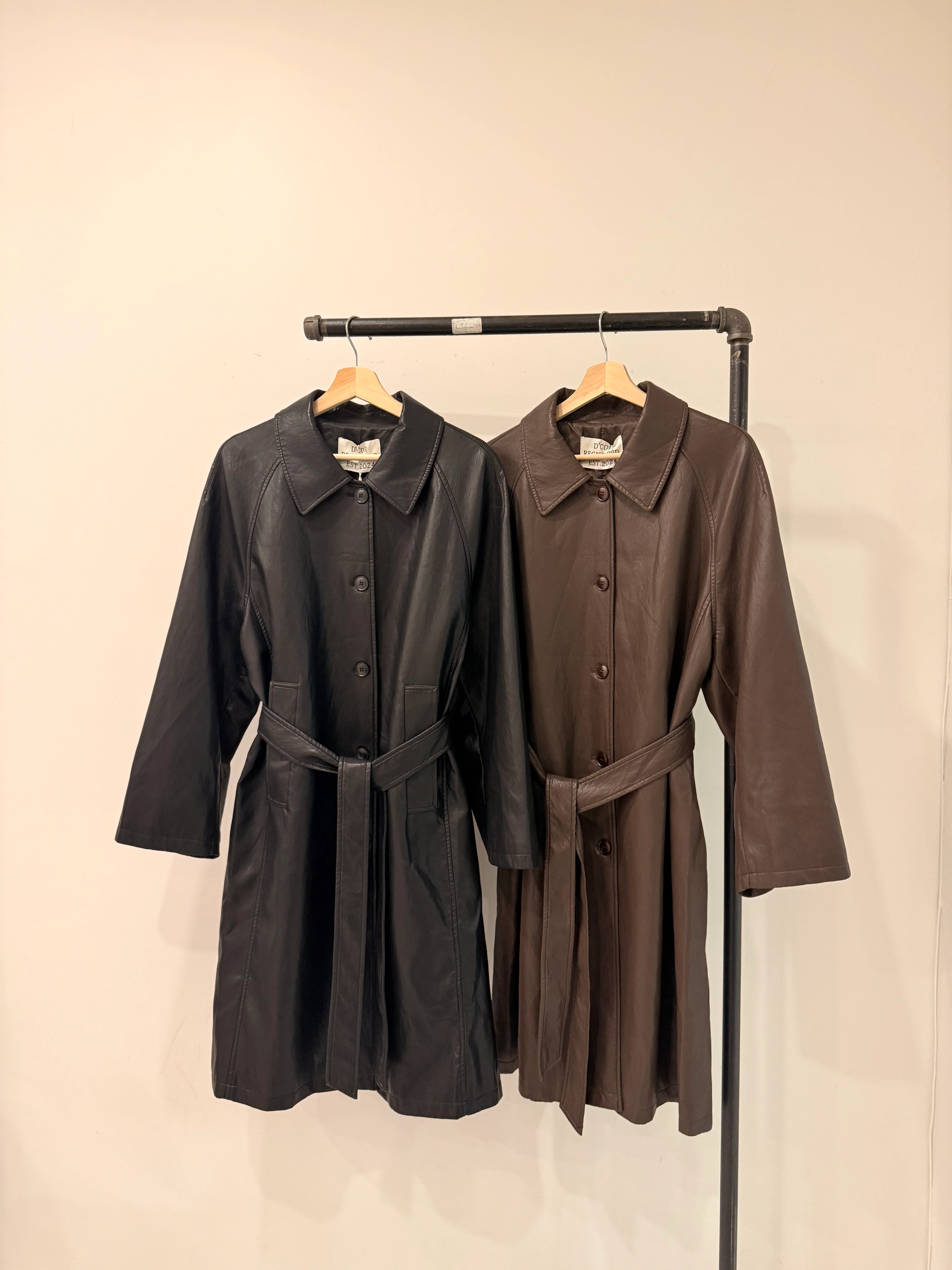 MAYBE Vegan leather coat - Image 11