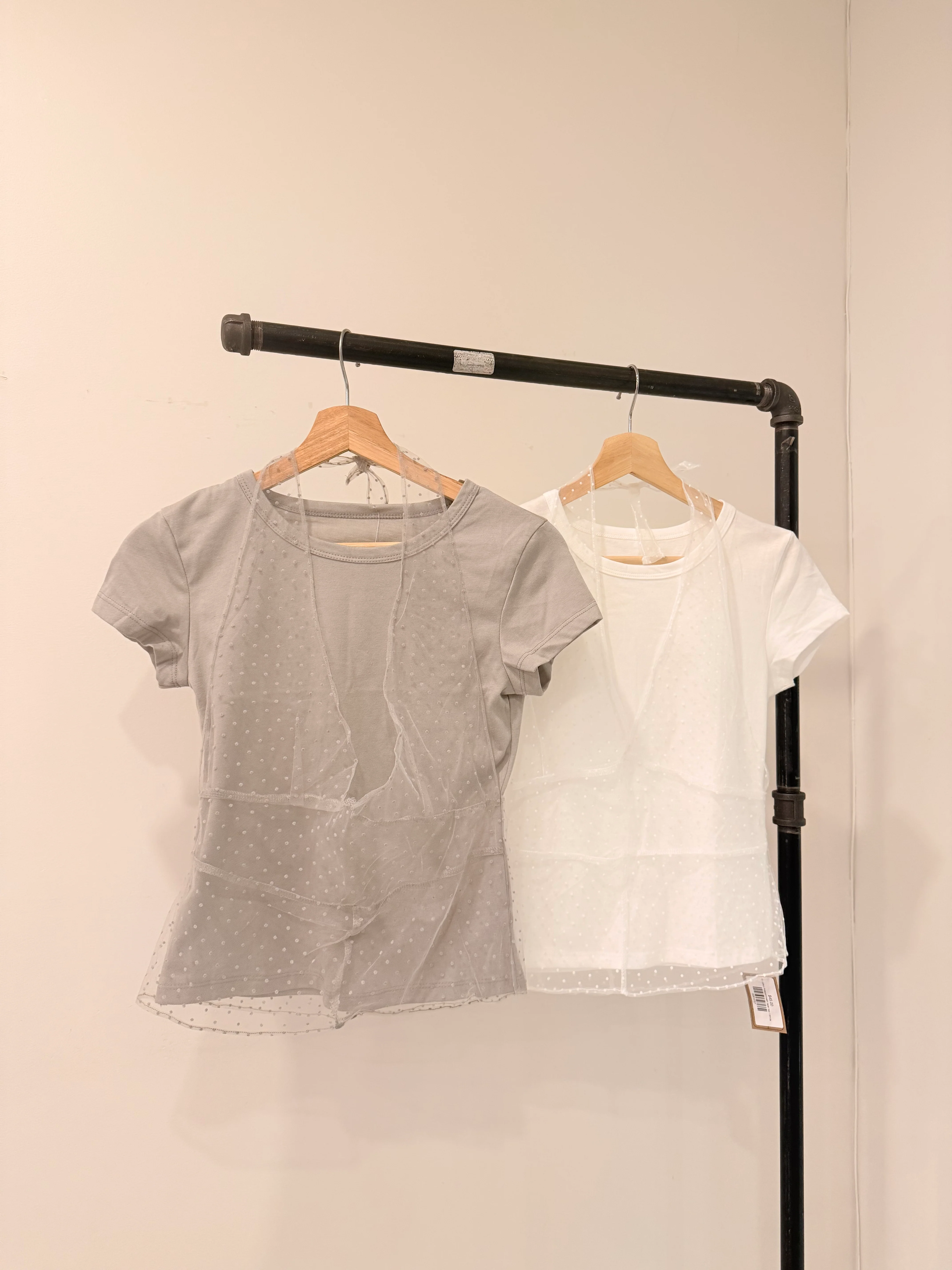 MYAH Polkdot mesh layer top - Image 11
