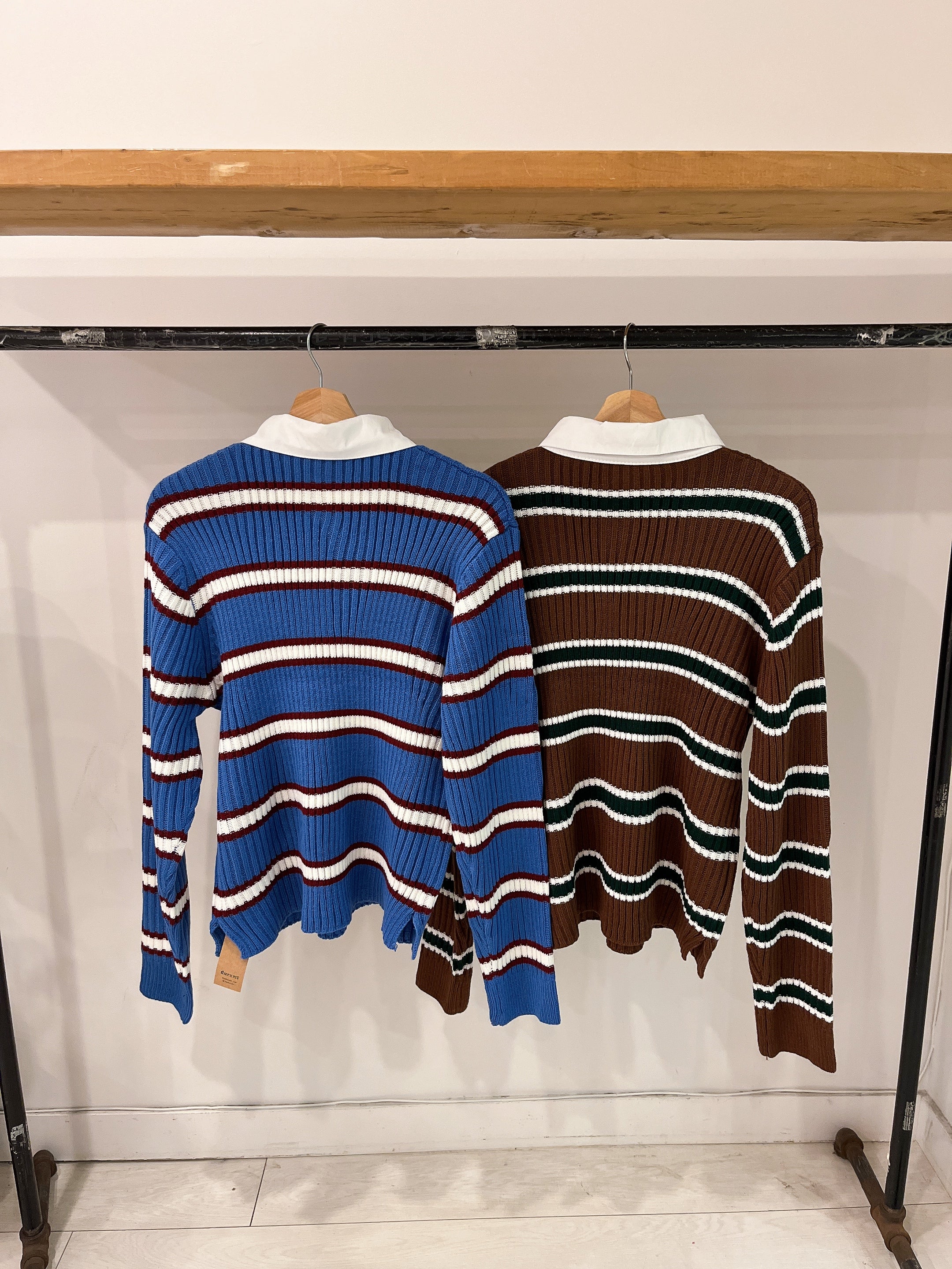 PIGU Stripe sweater shirt - Image 12