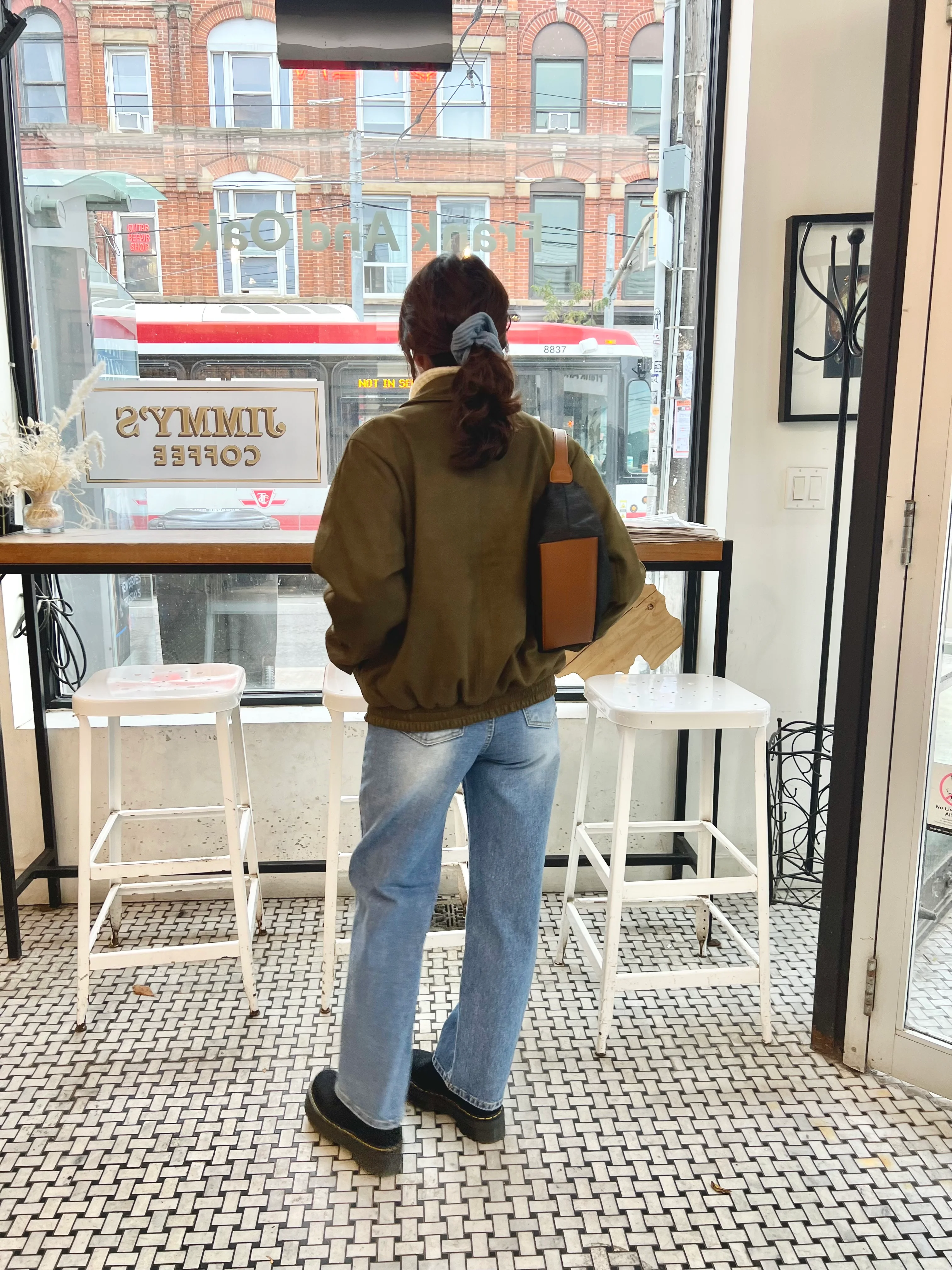 PAYO Suede bomber jacket - Image 5