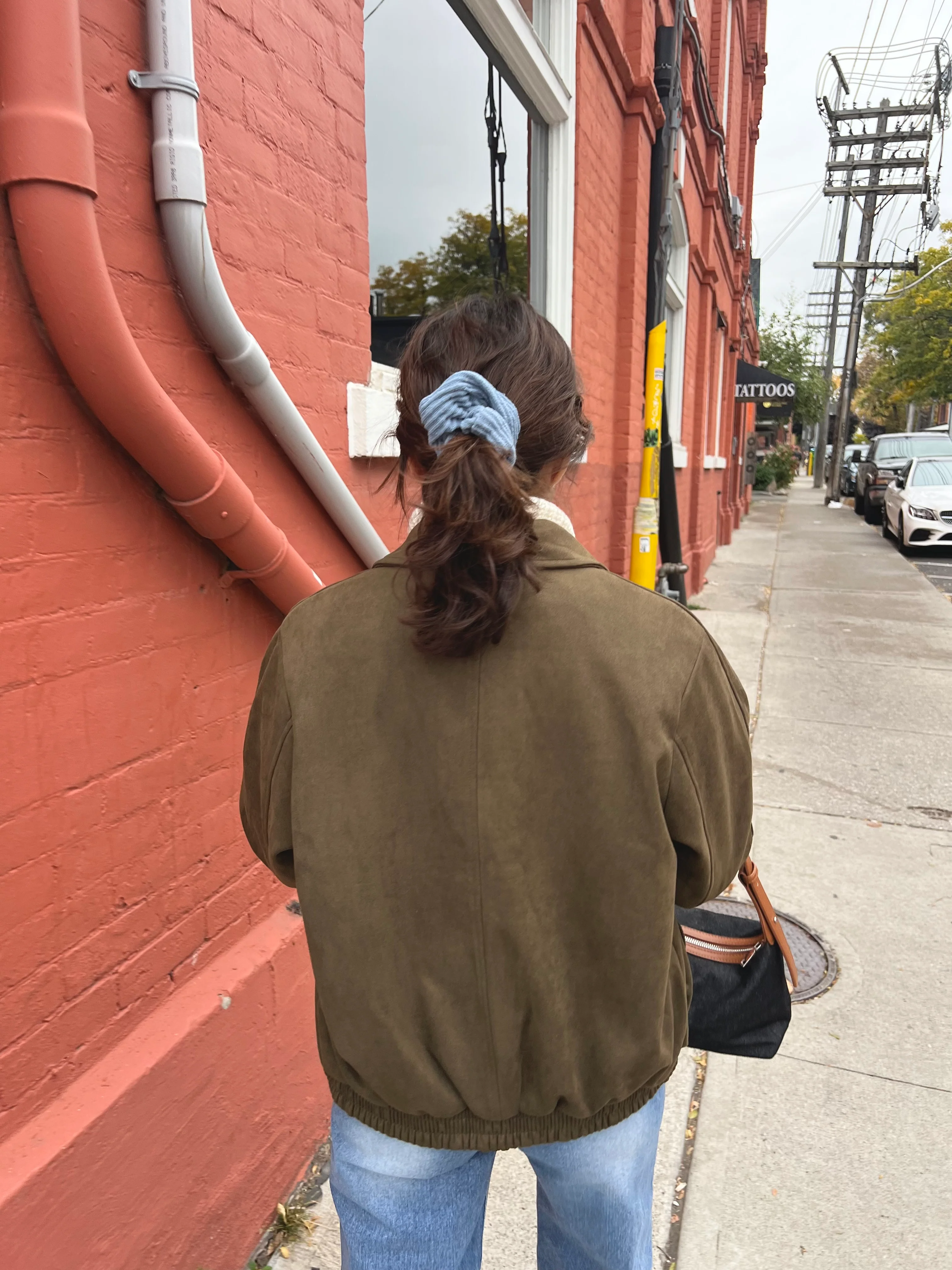 PAYO Suede bomber jacket - Image 9