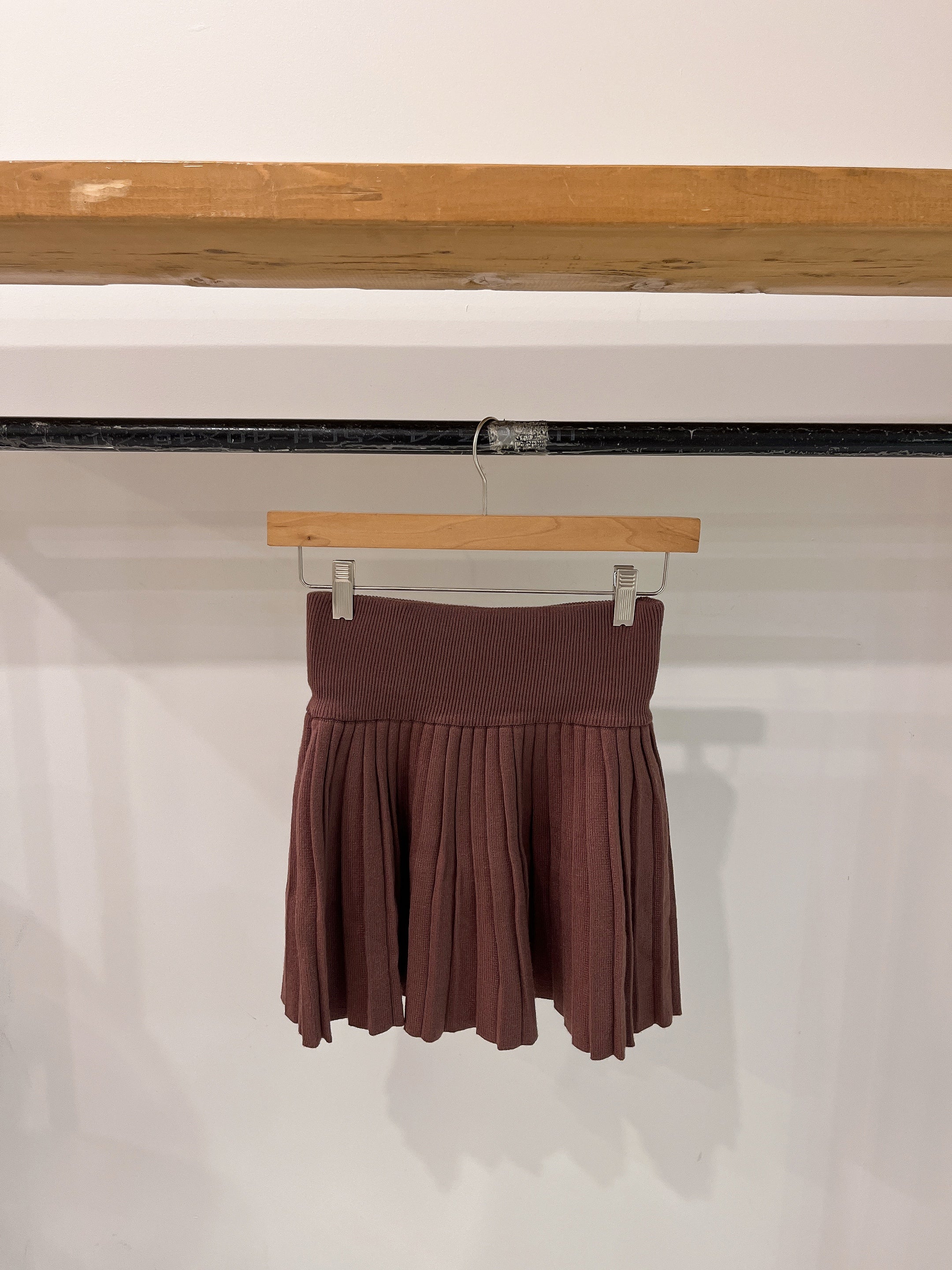 PERRIO Pleated knit skirt - Image 20