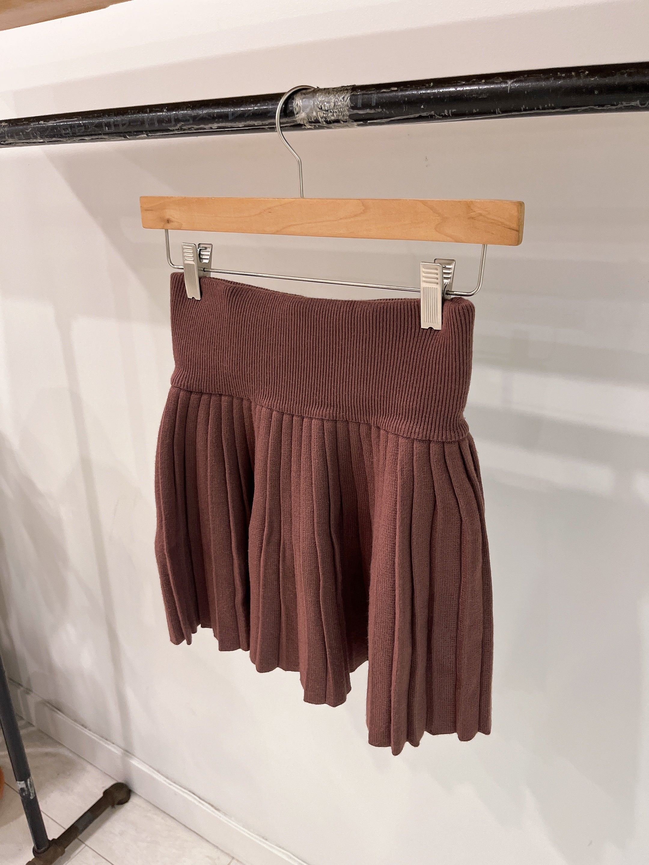 PERRIO Pleated knit skirt - Image 21