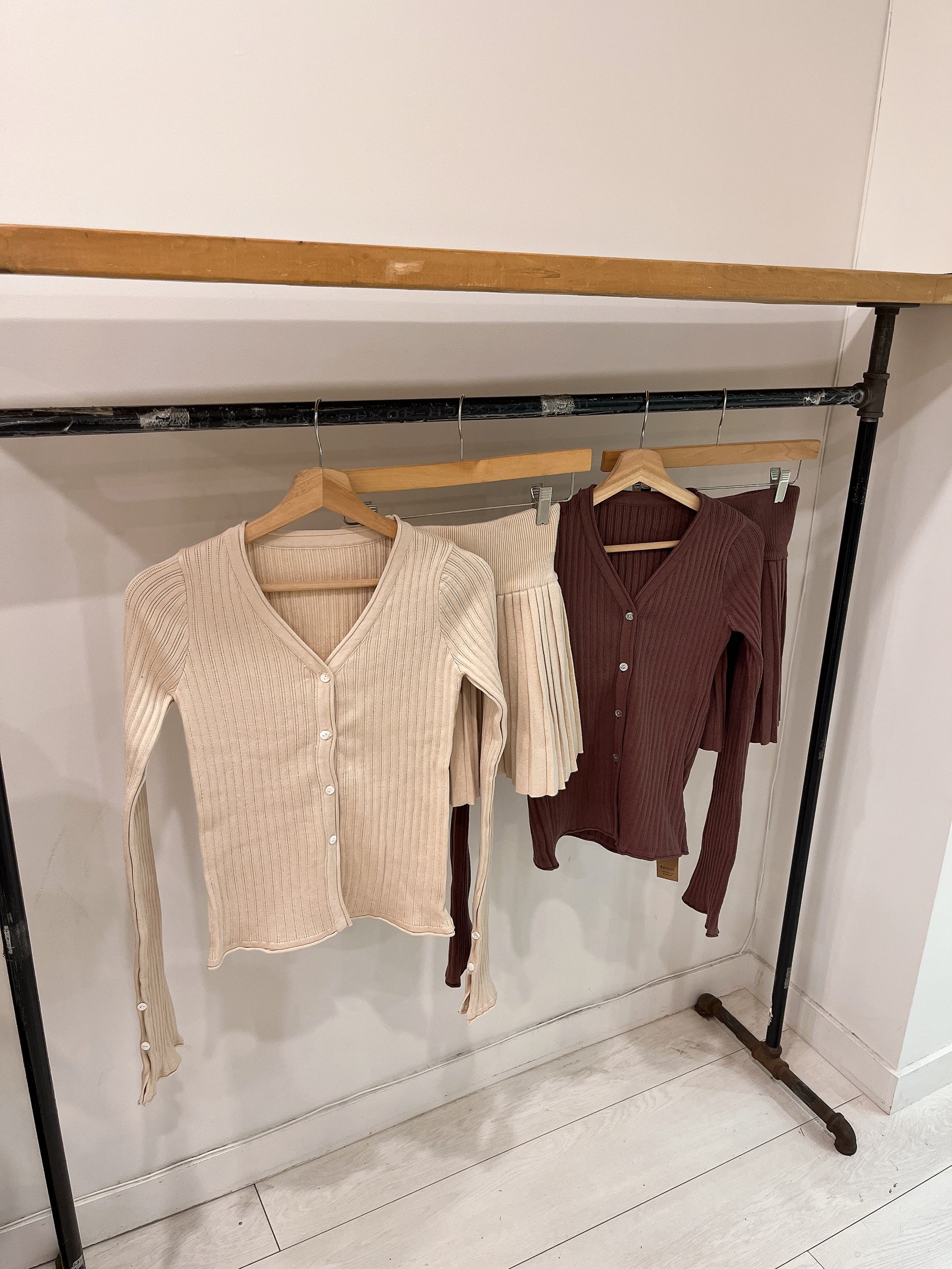 PERRIO Ribbed cardigan - Image 17