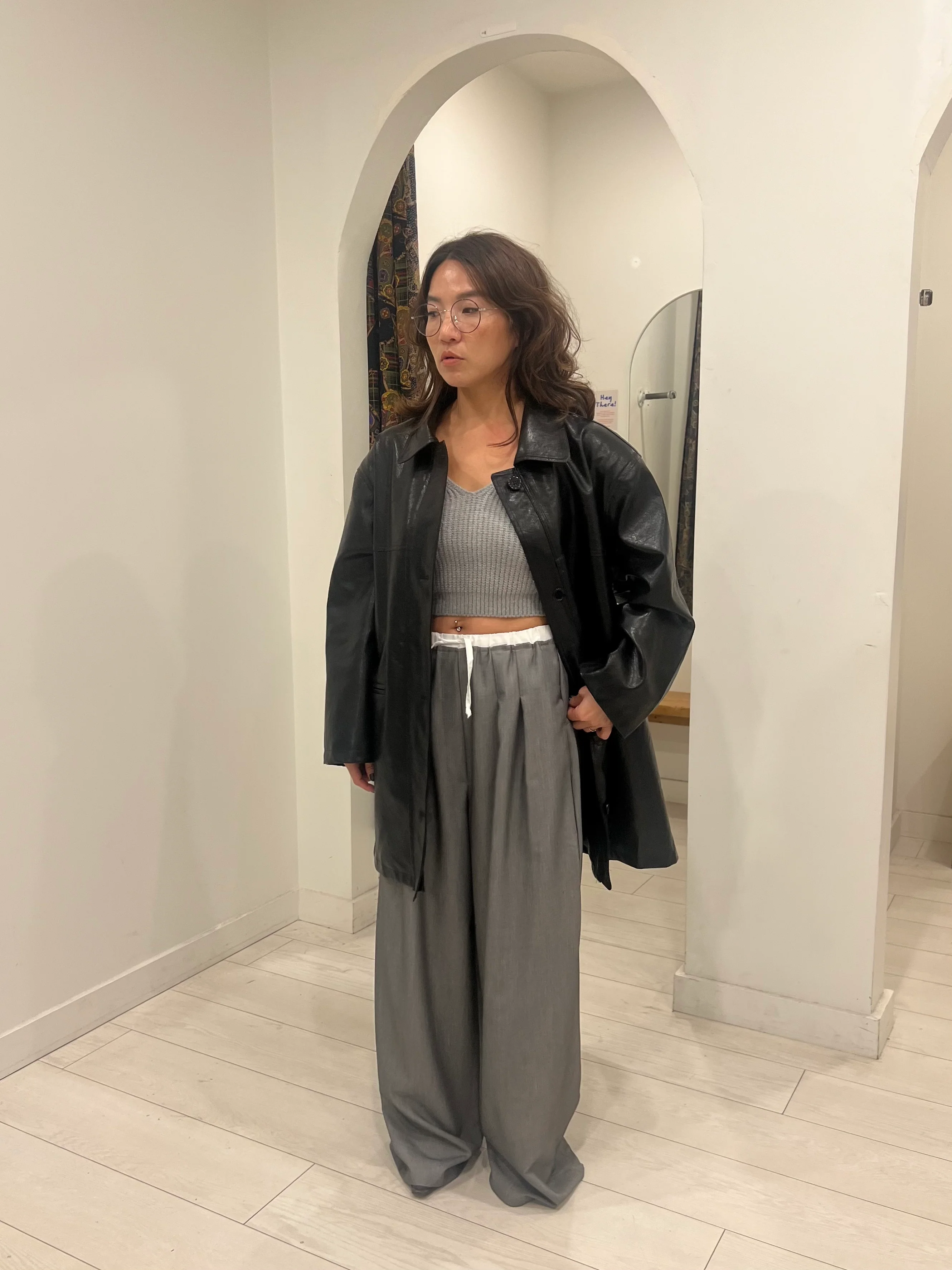PIKO Shiny faux leather coat - Image 5