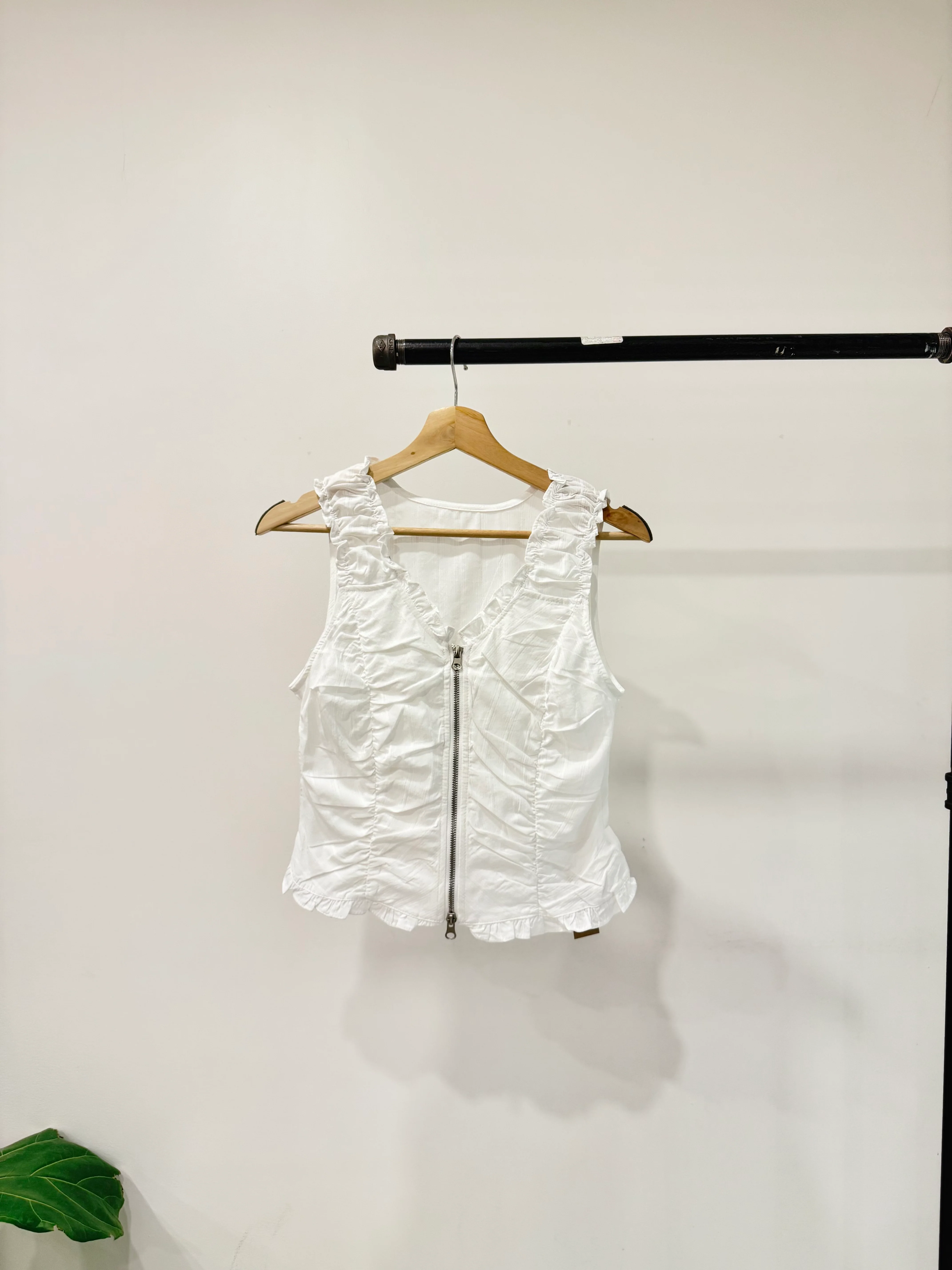 PLEN Ruched zip-up top - Image 13