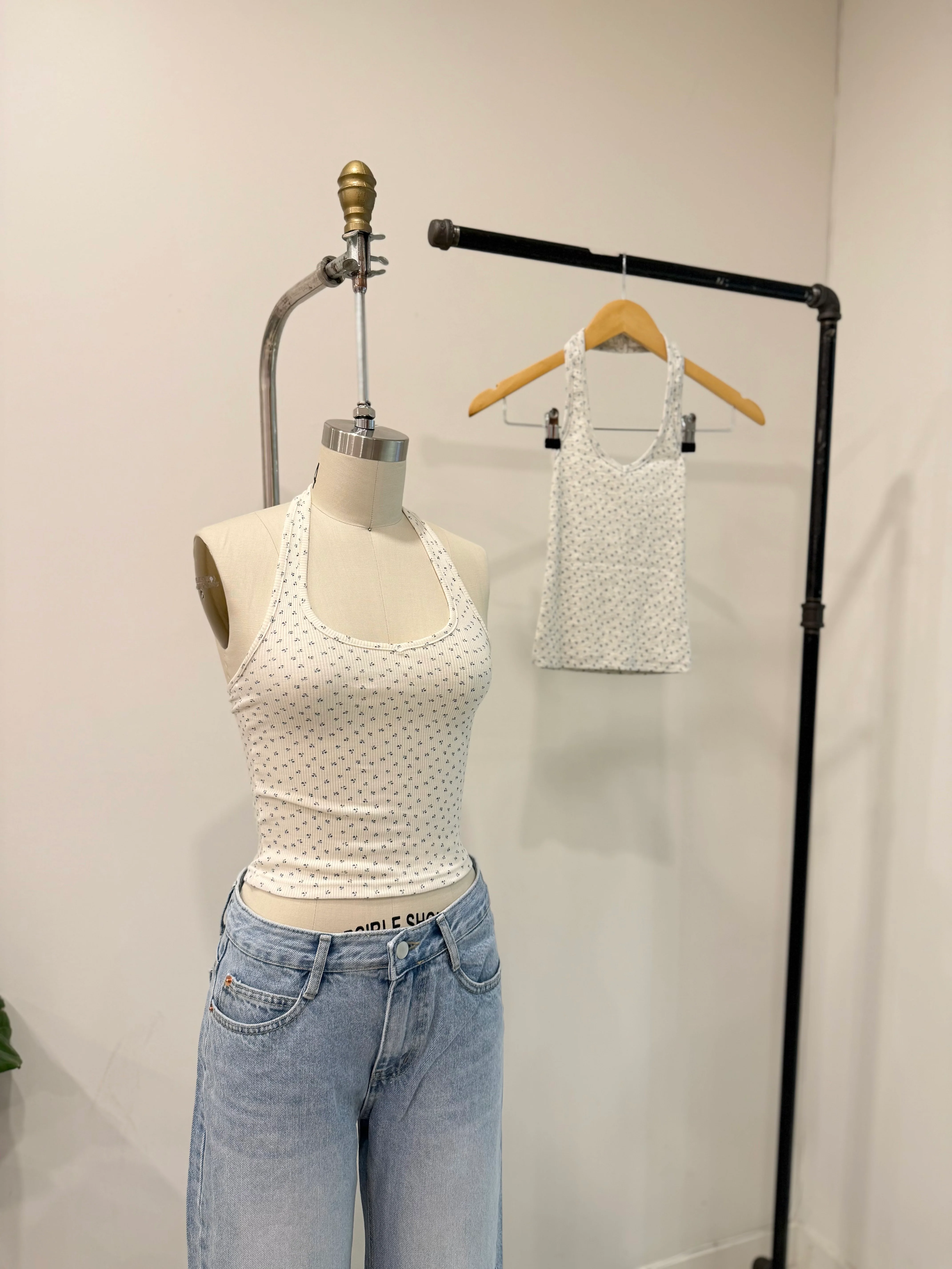 REACH Floral halter top