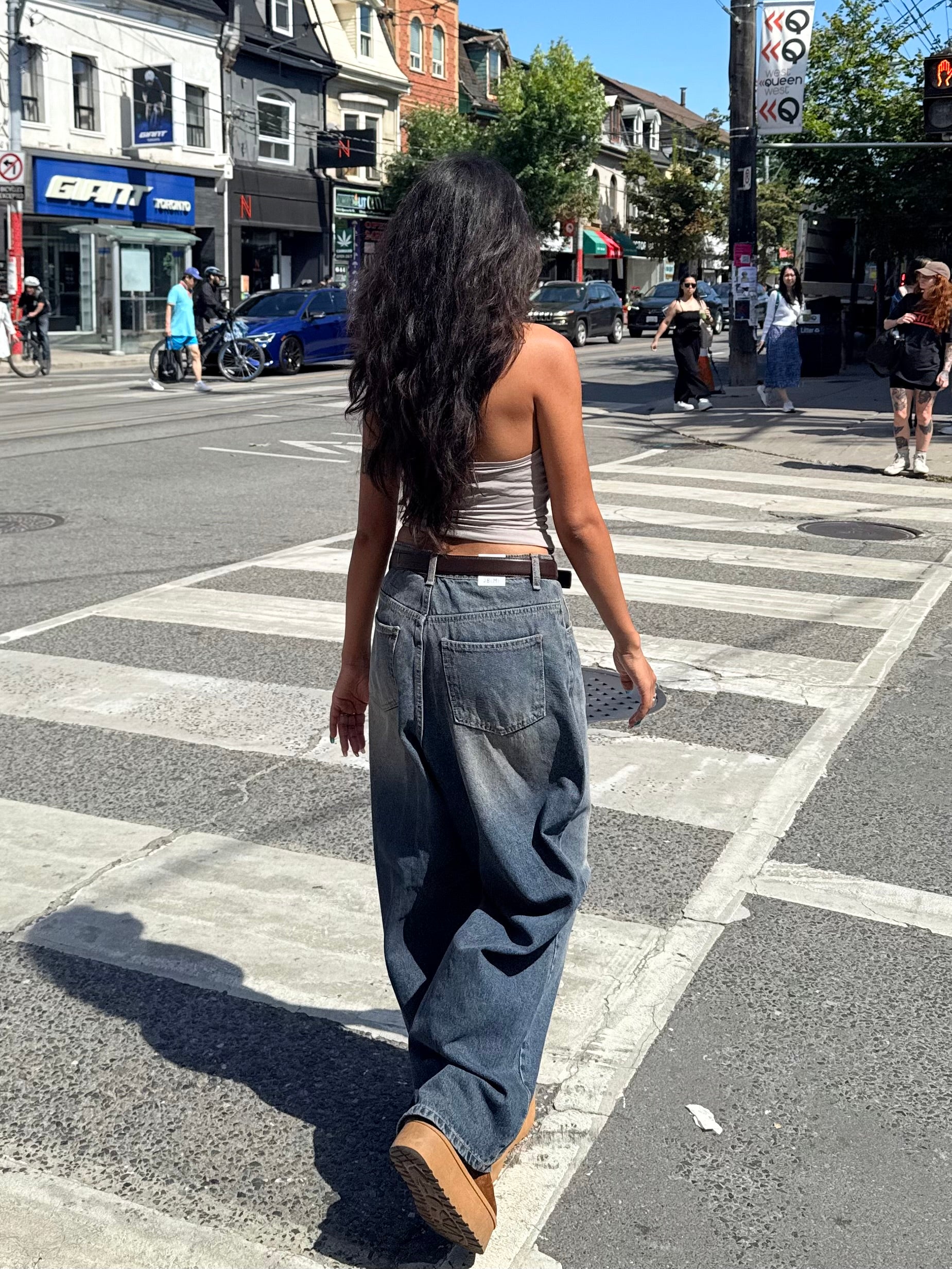 REY Acid washed baggy jeans - Image 3