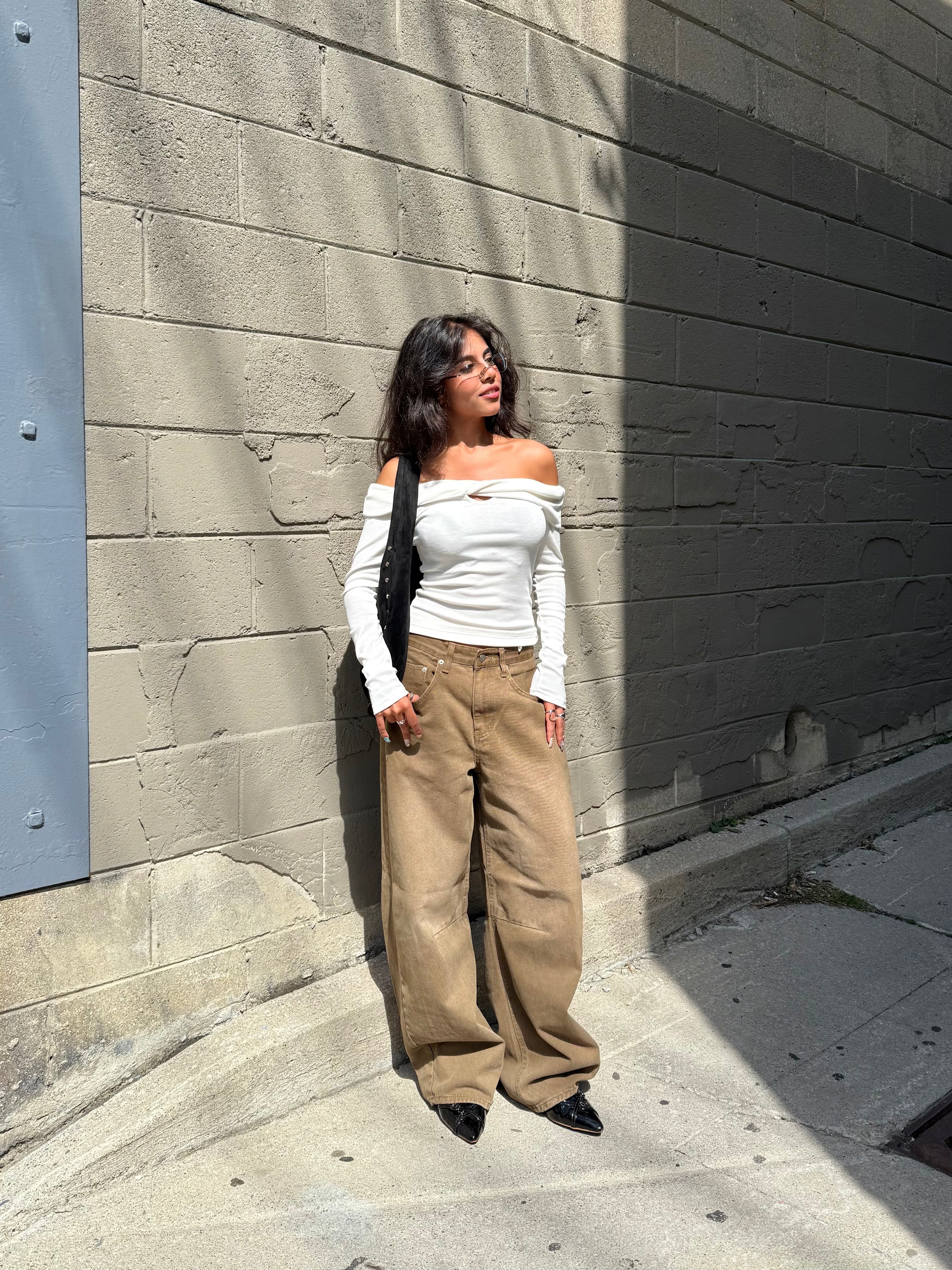 RIFF Twisted off shoulder top - Image 6