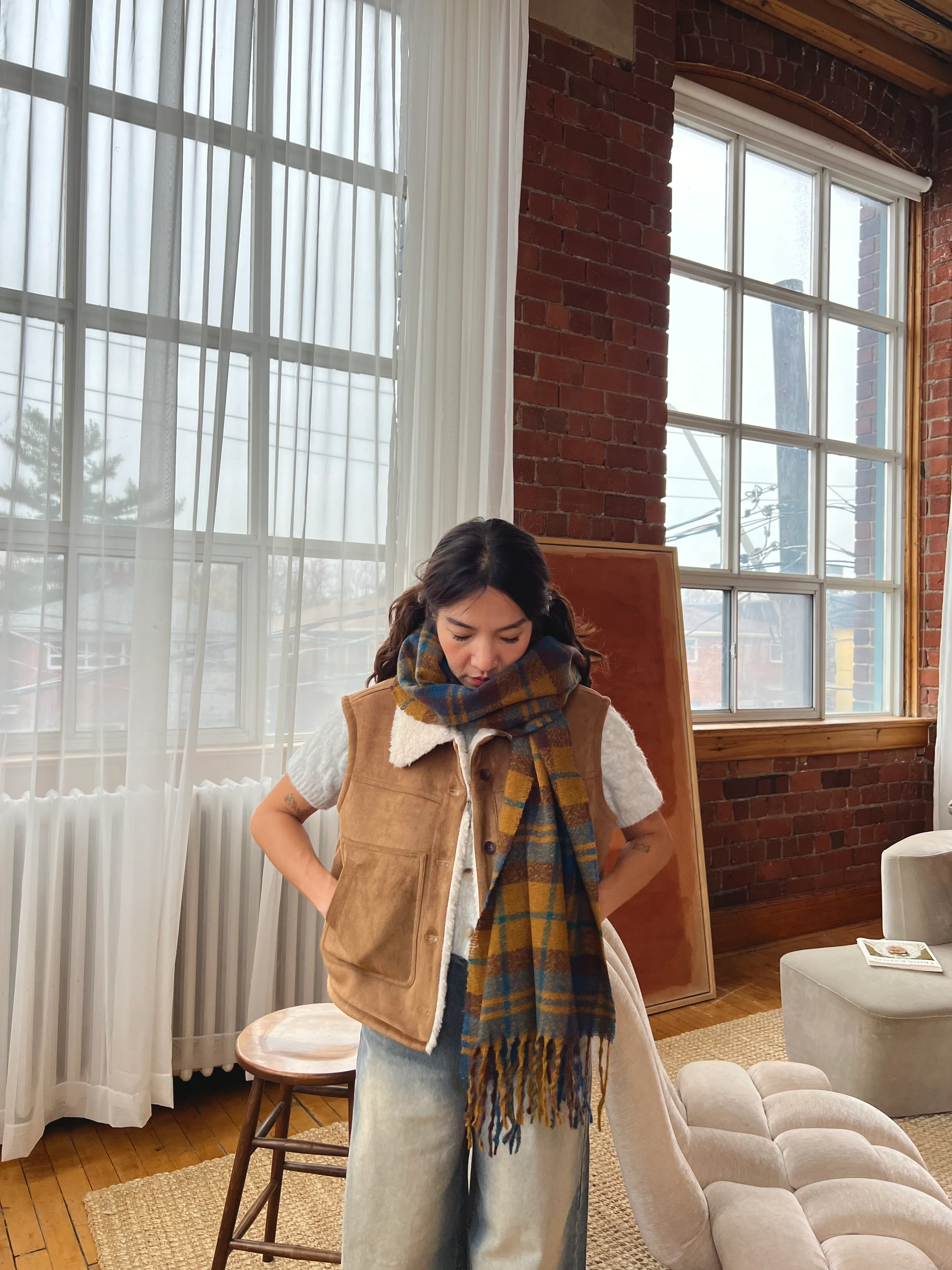 SANK Shearling vest - Image 14