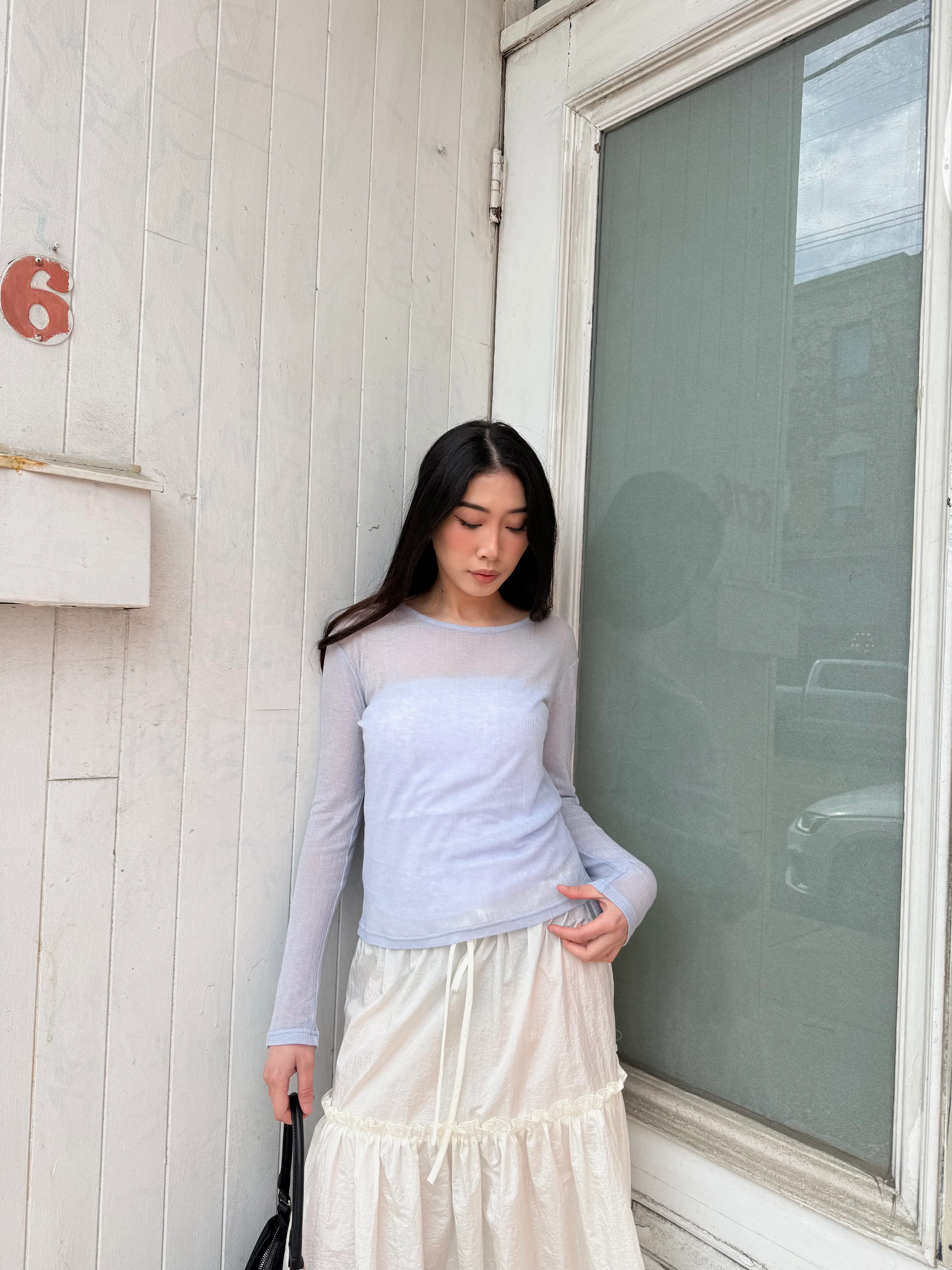 SHOOK Metallic midi skirt - Image 8