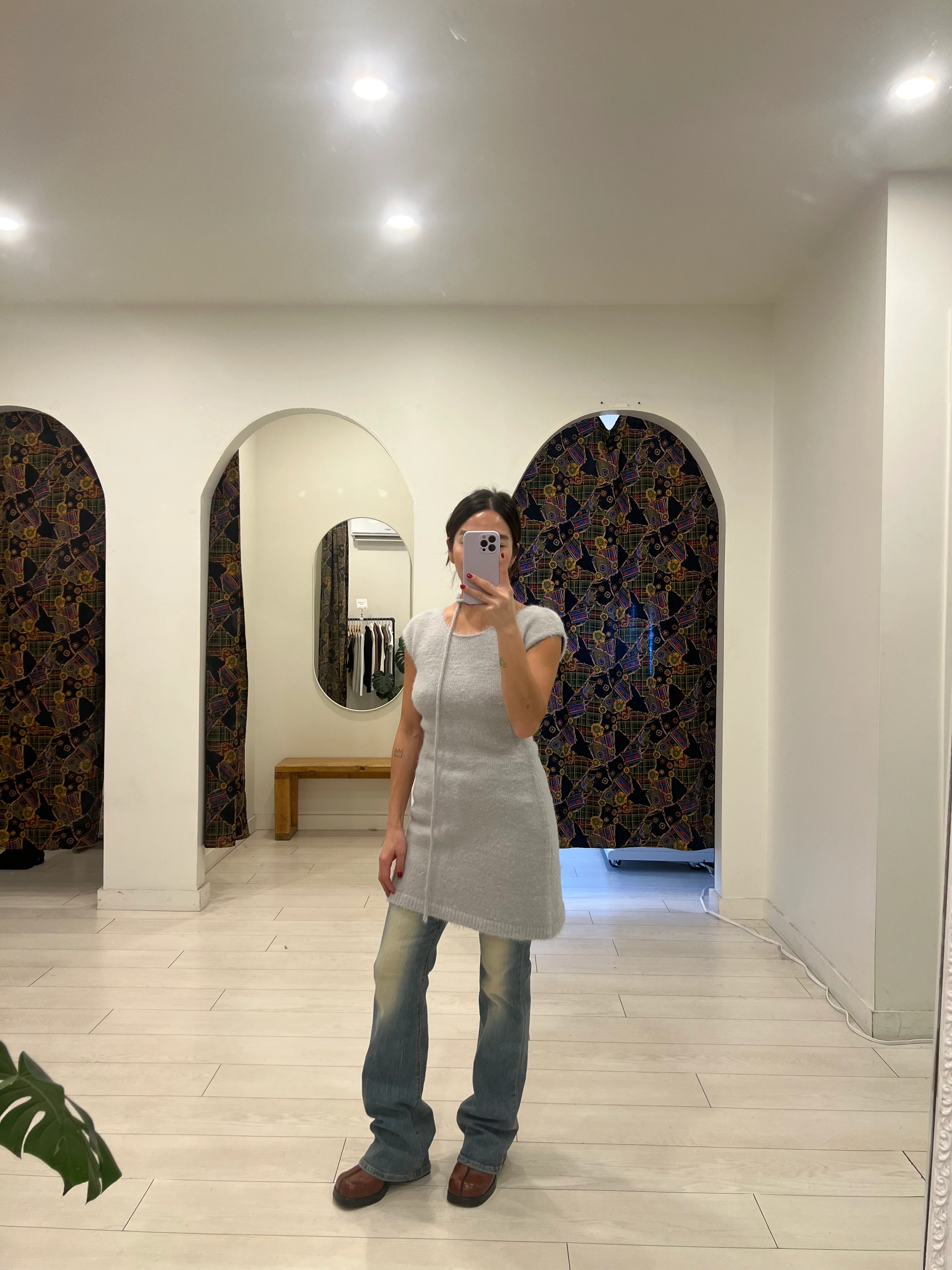 SIWIG Fuzzy mini dress - Image 11